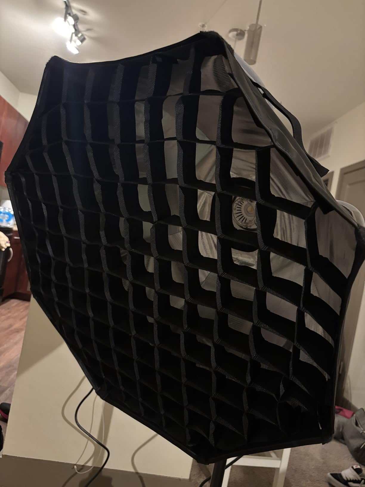 Godox MS300V Strobe Light Kit, 300W Studio Strobe Light, 2.4G Wireless System, Recycle Time 0.1～1.8S, Bowens Mount LED Modeling Lamp with QS65 Quick Installation Softbox + Light Stand customer photo 1