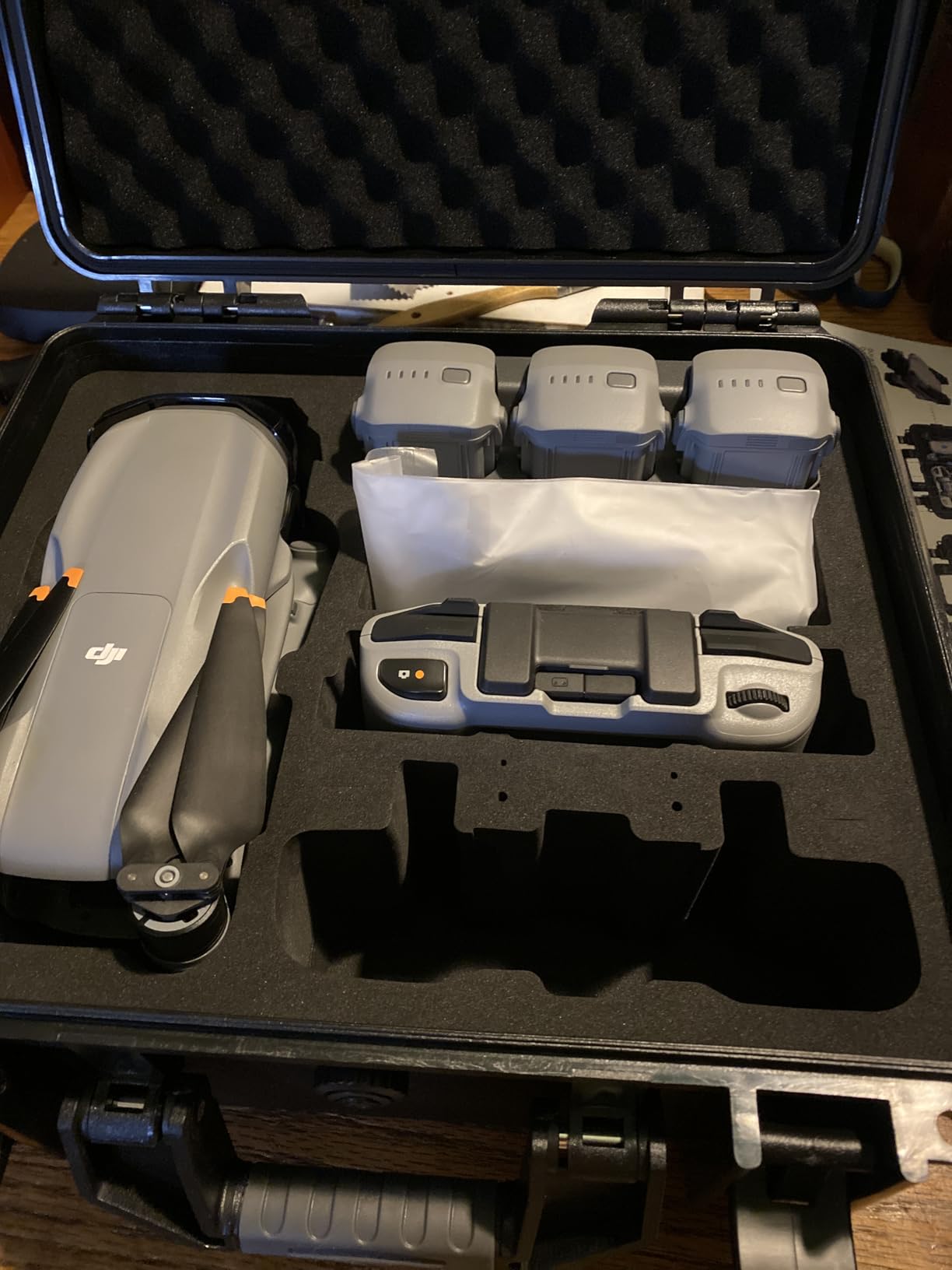 Lekufee Waterproof Hard Case Compatible with DJI Air 3S/3 Drone/Fly More Combo/RC 2/N3/N2 Remote Controller and Accessories (Case Only) customer photo 2