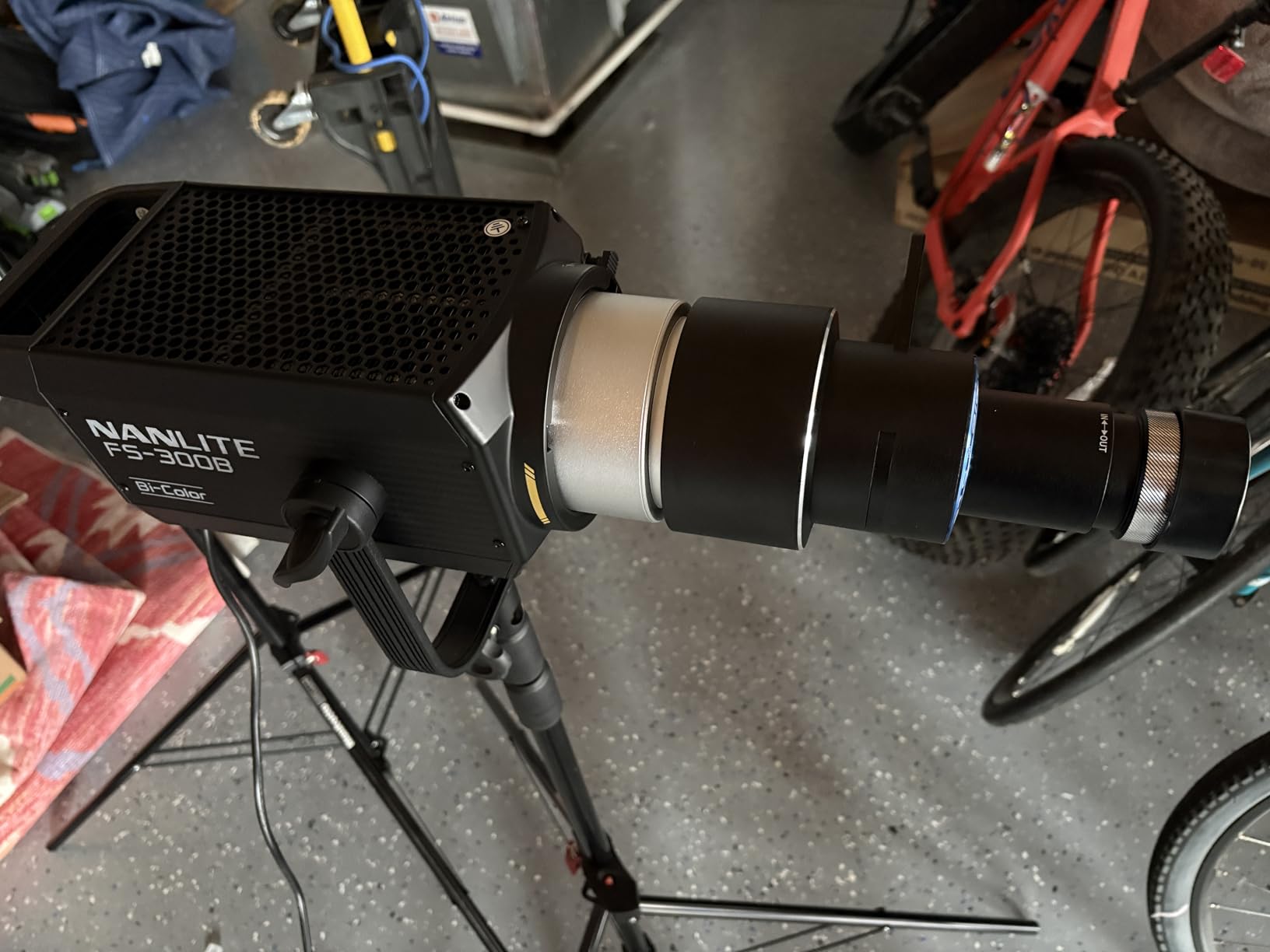 Bowens Mount Projector Attachment, Spotlight Optical Snoot Photography kit for COB Monolight Portraits/Product, Compatible with Aputure Amaran100X/D 200D/X, Godox SL60/SmallRig, 4 Color Filters, 25 Gobos customer photo 1