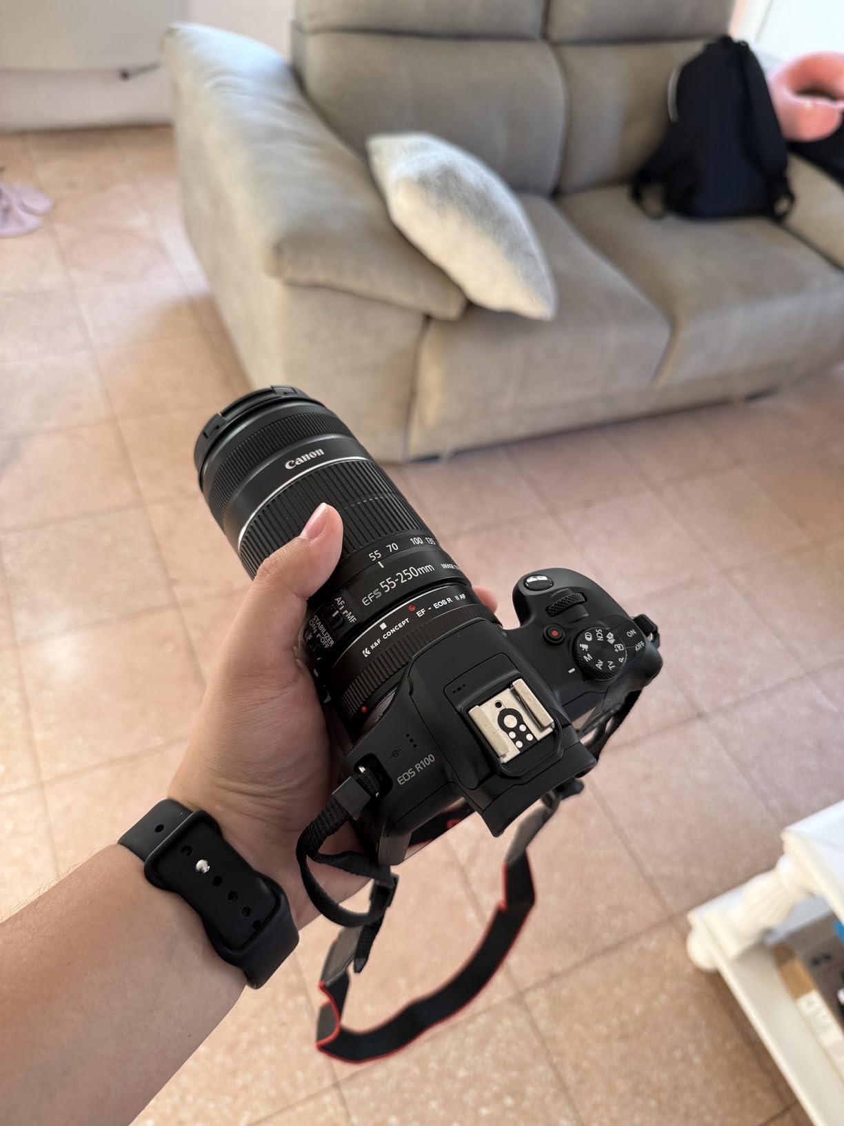 K&F Concept EF to EOS R Adapter, Auto Focus Lens Mount Adapter for EF EF-S Lens Compatible with Canon EOS R Mount Cameras customer photo 2