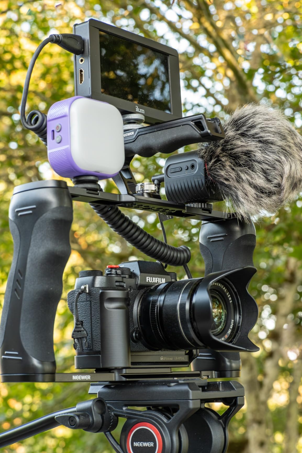 NEEWER Universal Camera Cage & Top Handle with 3/8