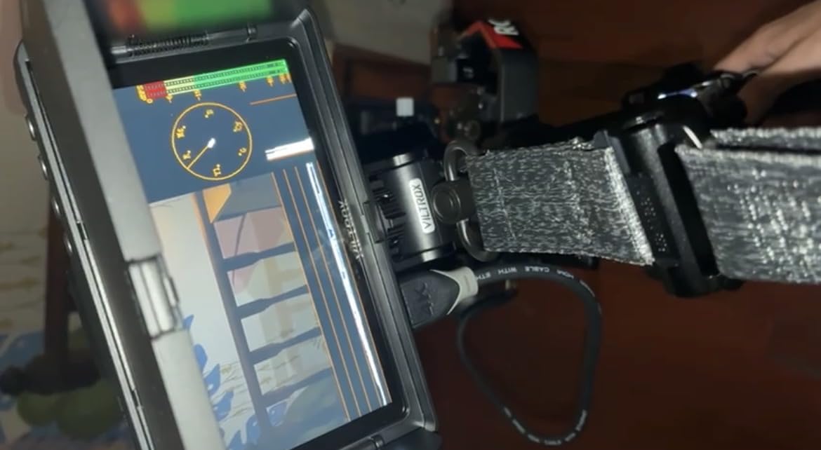 VILTROX DC-550 Touch Screen DSLR Camera Field Monitor 1200 Nits High-Bright 5.5 inch DSLR Camera Monitor with Sunshade Hood/Battery 3D LUT HDR 4K HDMI in and Out customer photo 1