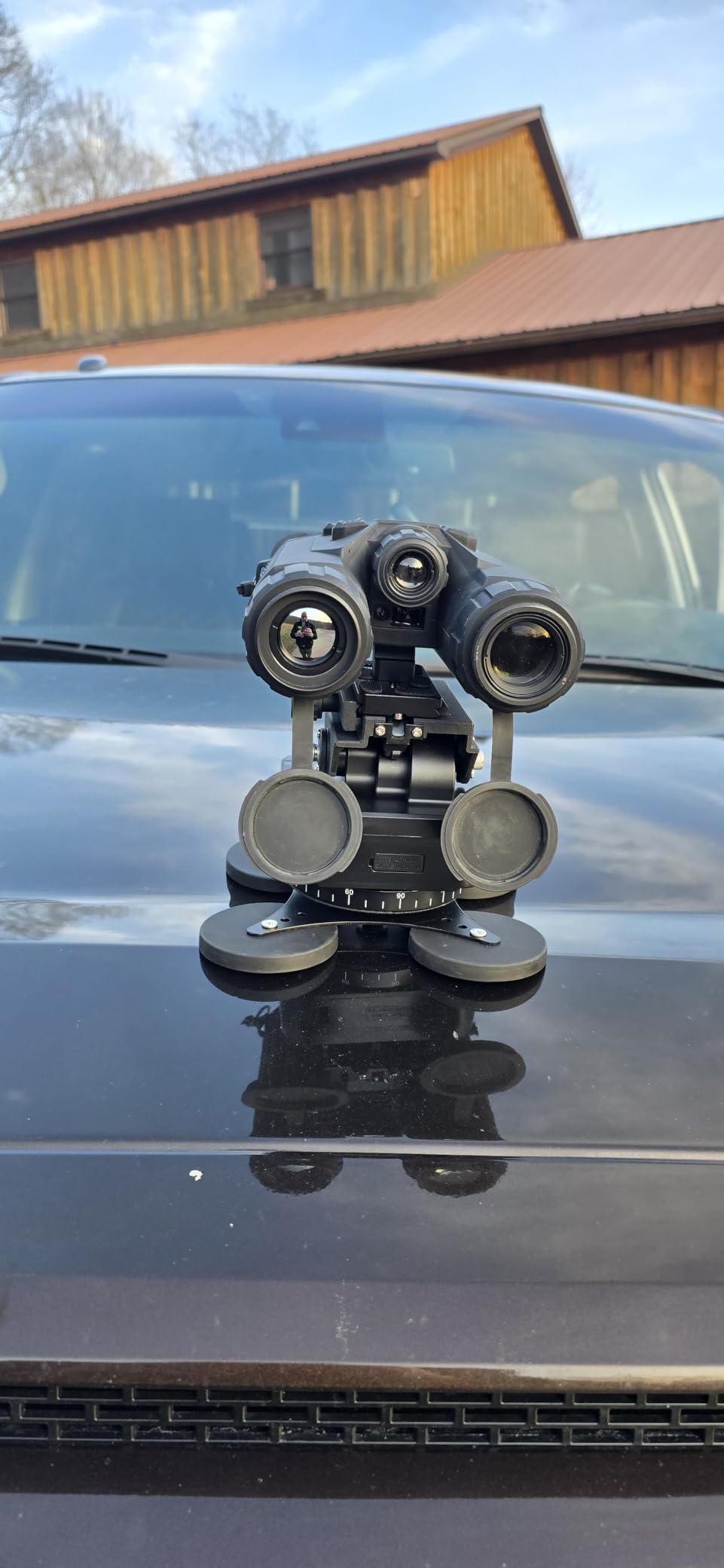 Soonpho M2 Motorized Rotating Panoramic Tripod Head, Remote Control Pan Tilt Head with Remote Control and Mobile Phone Clip for DSLR Cameras, Camcorders, Smartphones, Tripod customer photo 2