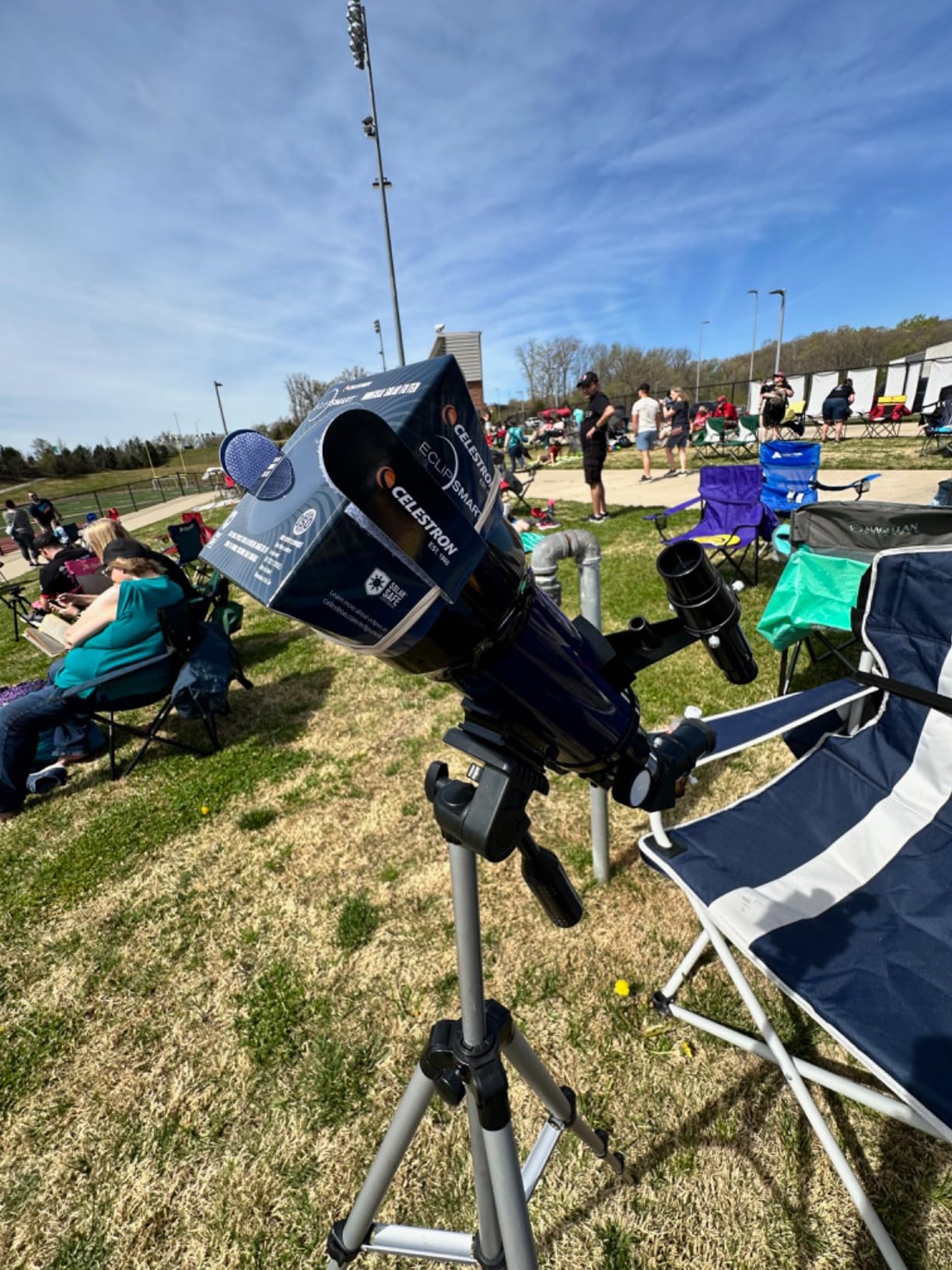 Celestron - EclipSmart Safe Solar Eclipse Telescope and Camera Filter - Meets ISO 12312-2:2015(E) Standards - Works with Your Telescope, Spotting Scope, or DSLR Camera - Observe + Photograph Eclipses customer photo 2