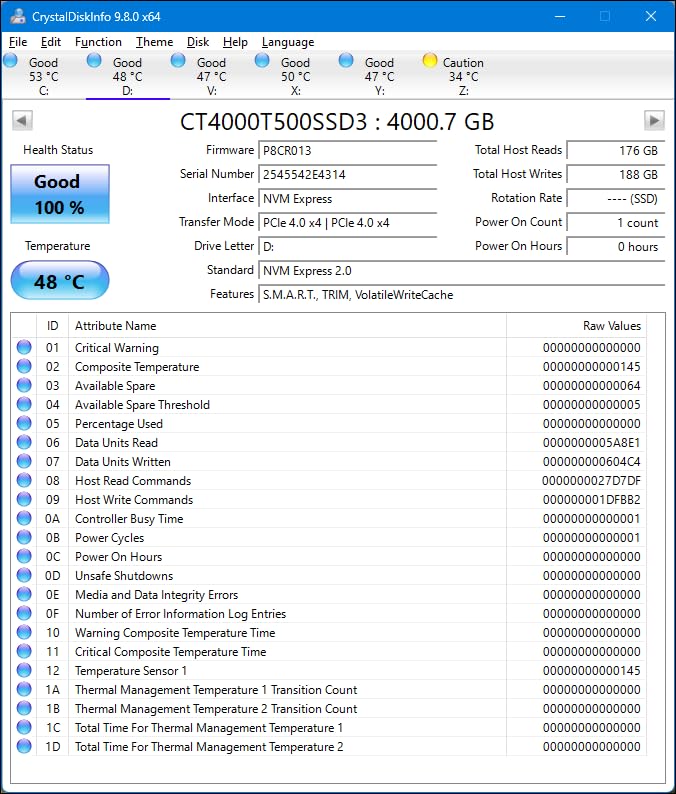 Crucial T500 PCIe Gen4 NVMe 2TB SSD, Up to 7,400MB/s, TLC NAND, for Creatives and Gamers customer photo 1
