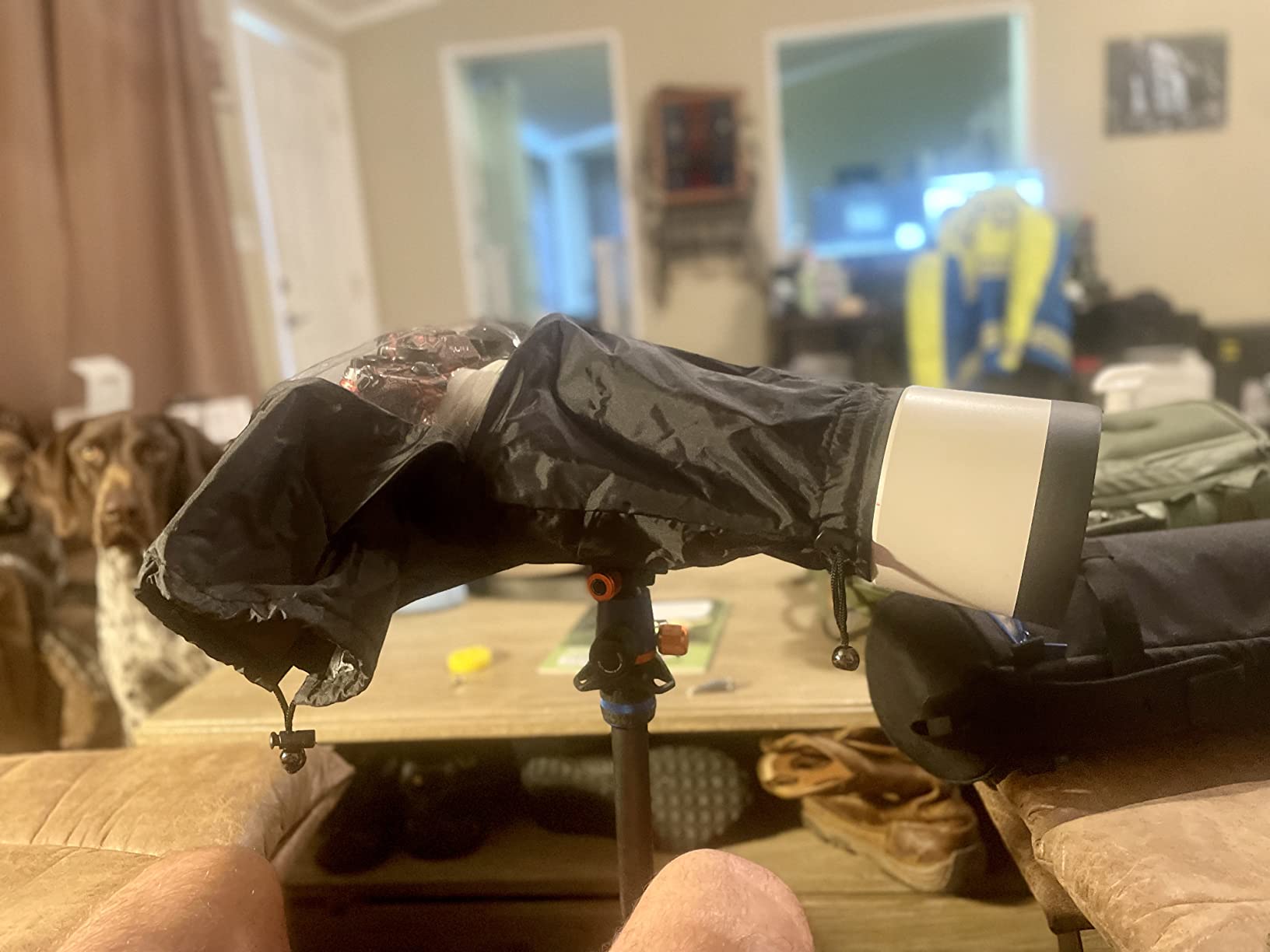 Mirrorless Camera Rain Cover with Openable Viewing Window & Strap Mountable Design Waterproof Camera Sleeve Protector for Canon EOS R6 R5 Mark II R8 R7 Rp for Nikon Z6III Z6II Z7II Z8 Z5 Z50II Zf customer photo 1