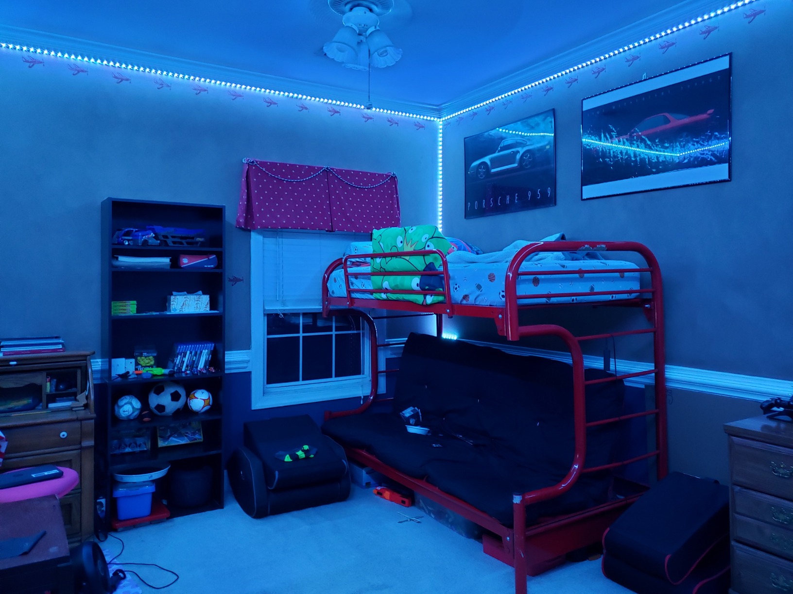 DAYBETTER COB LED Strip Lights, 16.4 ft/5m 1600LEDs Bright Daylight White LED Light Strips with Remote and App, 6500K Dimmable COB Light Strip, Indoor COB LED Lights for Bedroom, Room Decor customer photo 1