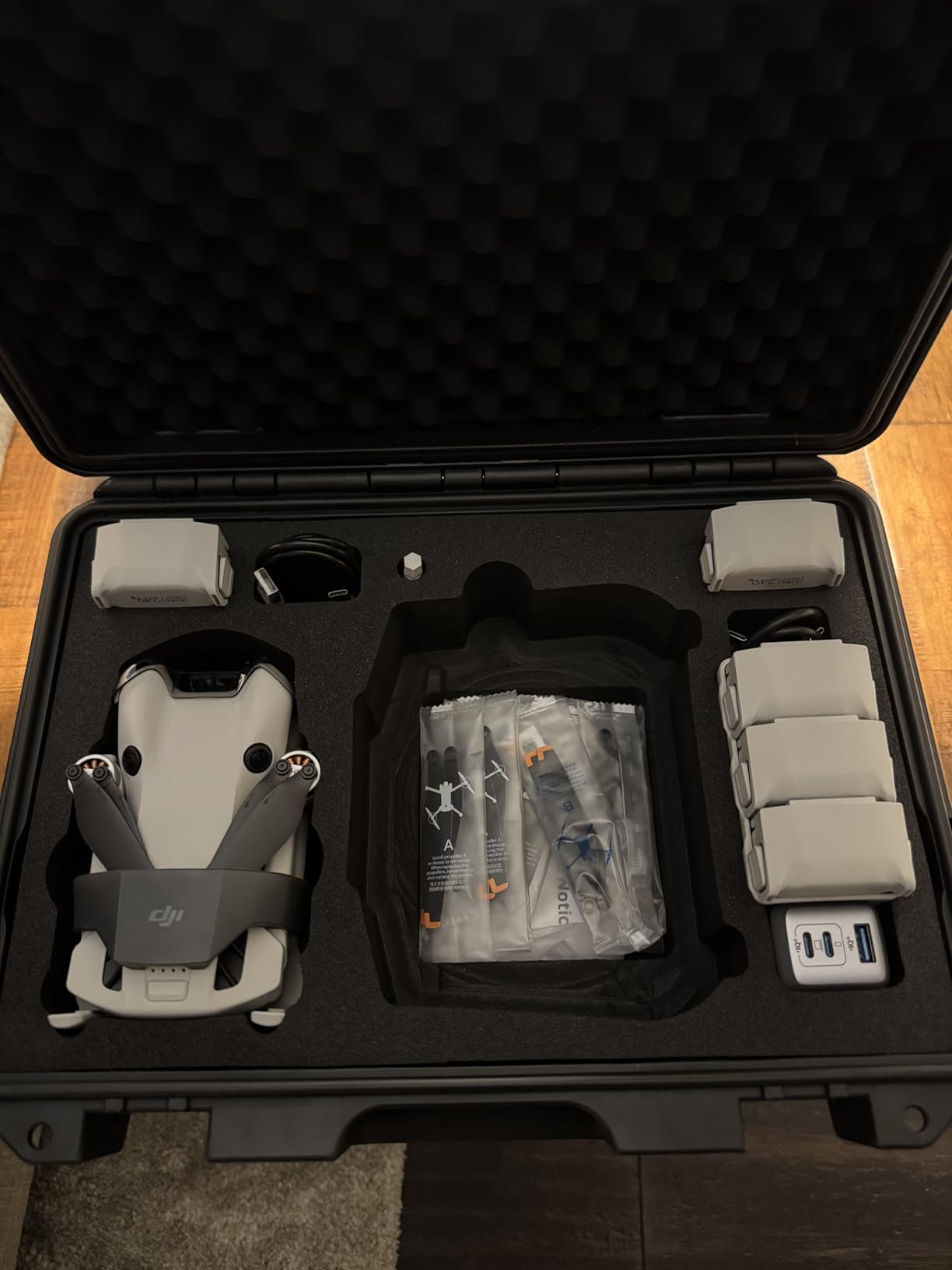 Lykus Titan MM410 Waterproof Hard Case for DJI Mini 4 Pro/Mini 3/Pro and RC2/RC/RC-N2/N1 customer photo 2