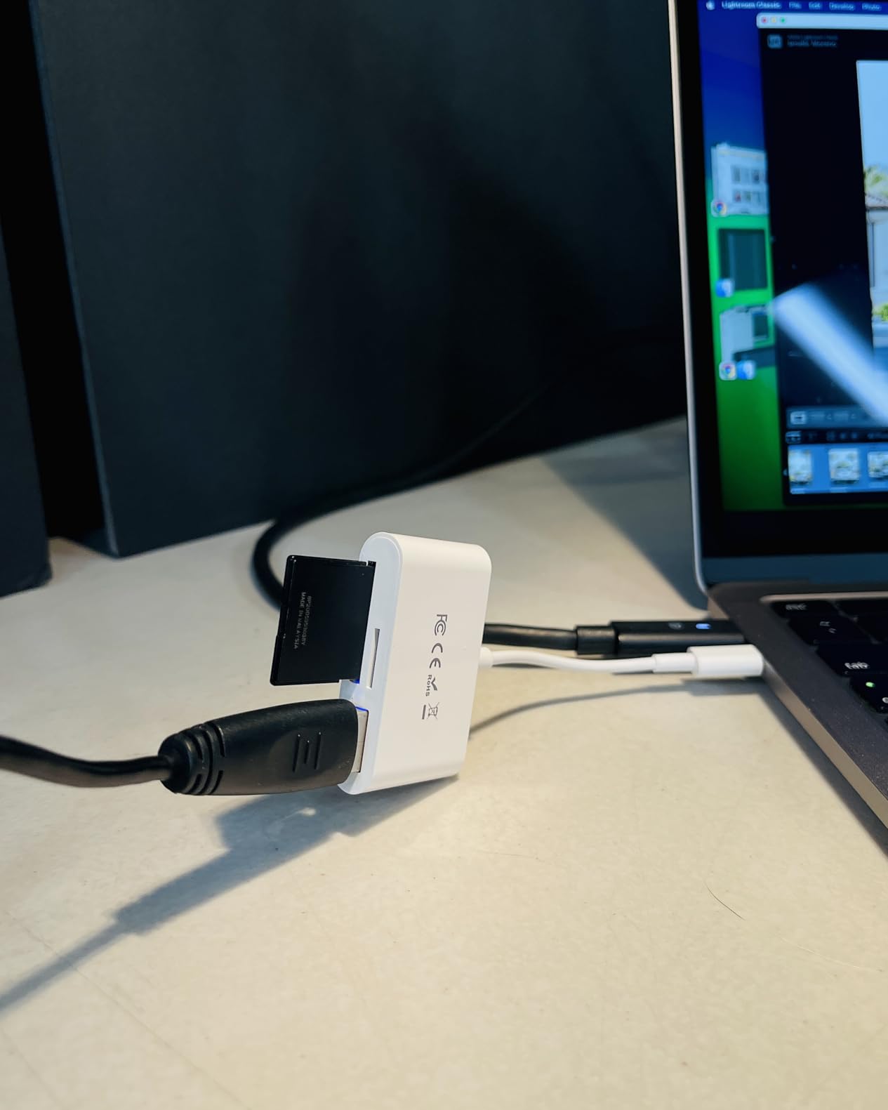 RayCue USB C USB3.0 Multi SD Card Reader, 7 in1 Memory Card Reader for SD/TF/CF/XD/MS, Drive Free for iPhone 15 pro/max, MacBook Pro/Air 2023, iPad Pro, iMac, S23, XPS 17, Surface Book 3 and More customer photo 1