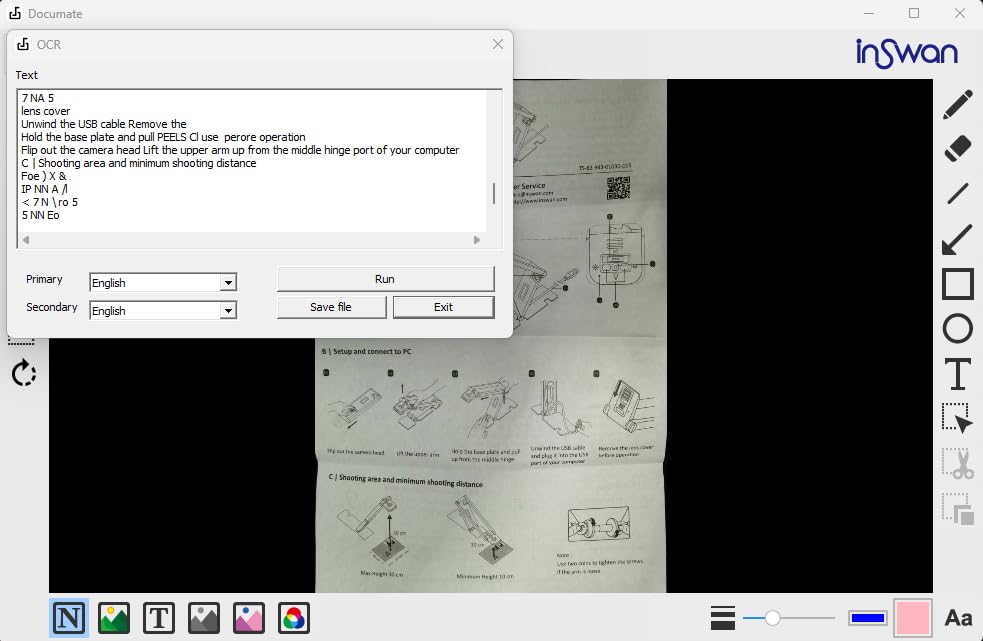 INSWAN INS-Flip 4 4K USB Portable Document Camera/Webcam - 13MP Ultra HD, Foldable Design customer photo 2