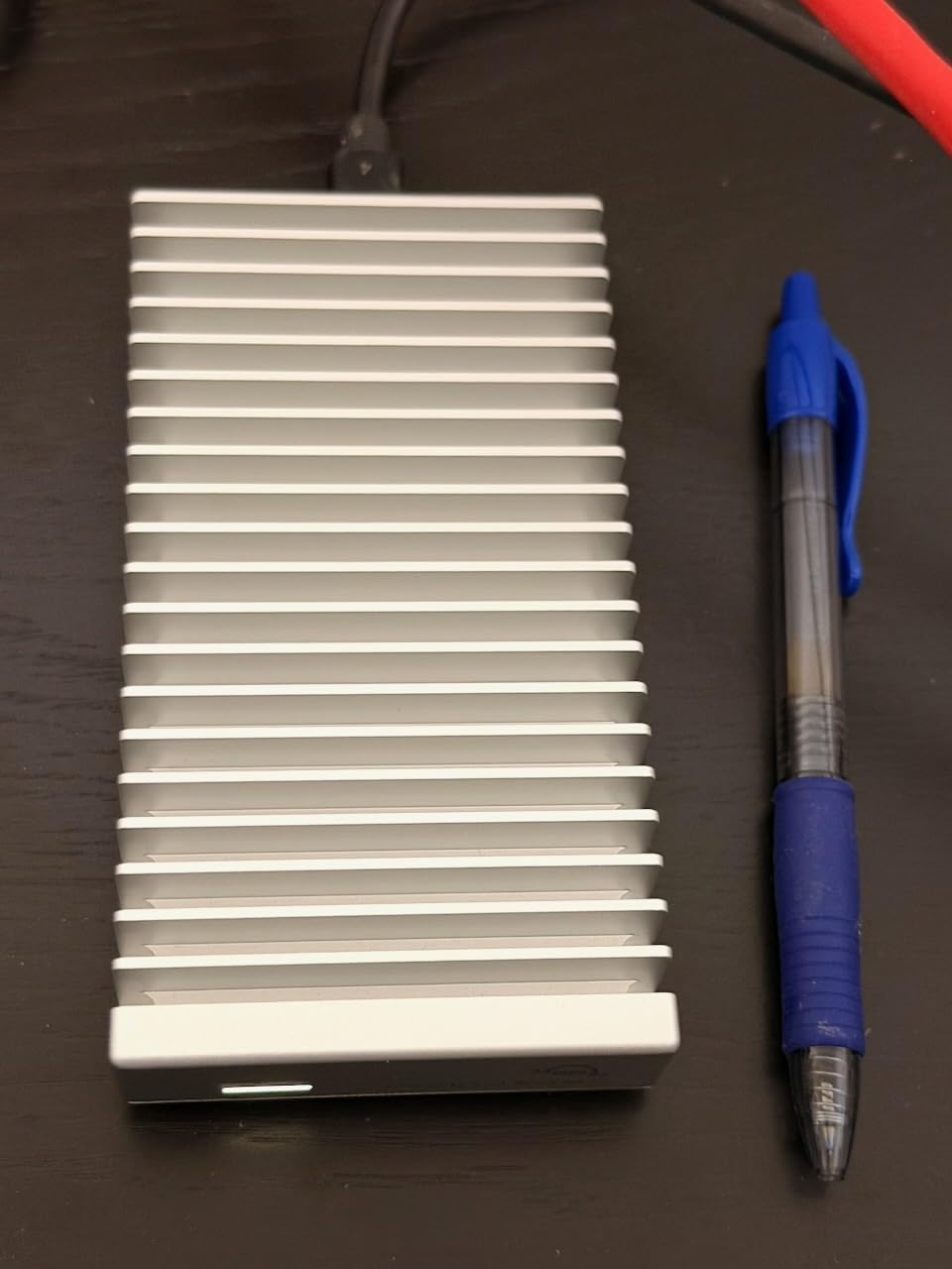 OWC 1TB Express 1M2 40Gb/s Portable NVMe SSD USB4 (Thunderbolt Compatible/USB-C) Ultra Fast External SSD Drive with Aluminum Heat Sink Enclosure customer photo 1