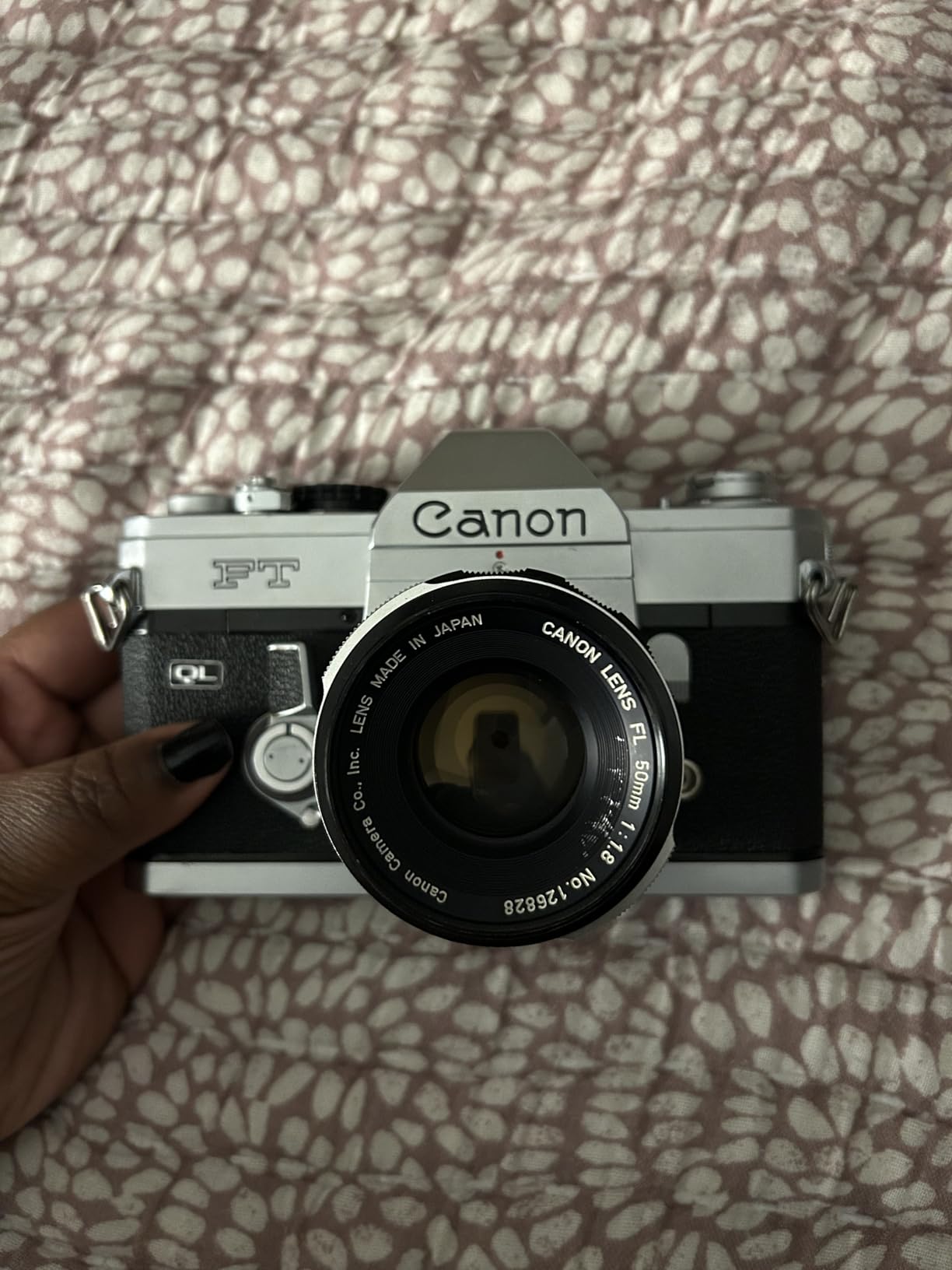Canon FT-QL 35mm SLR Film Camera with a Canon 50mm FL Lens. (Renewed) customer photo 1