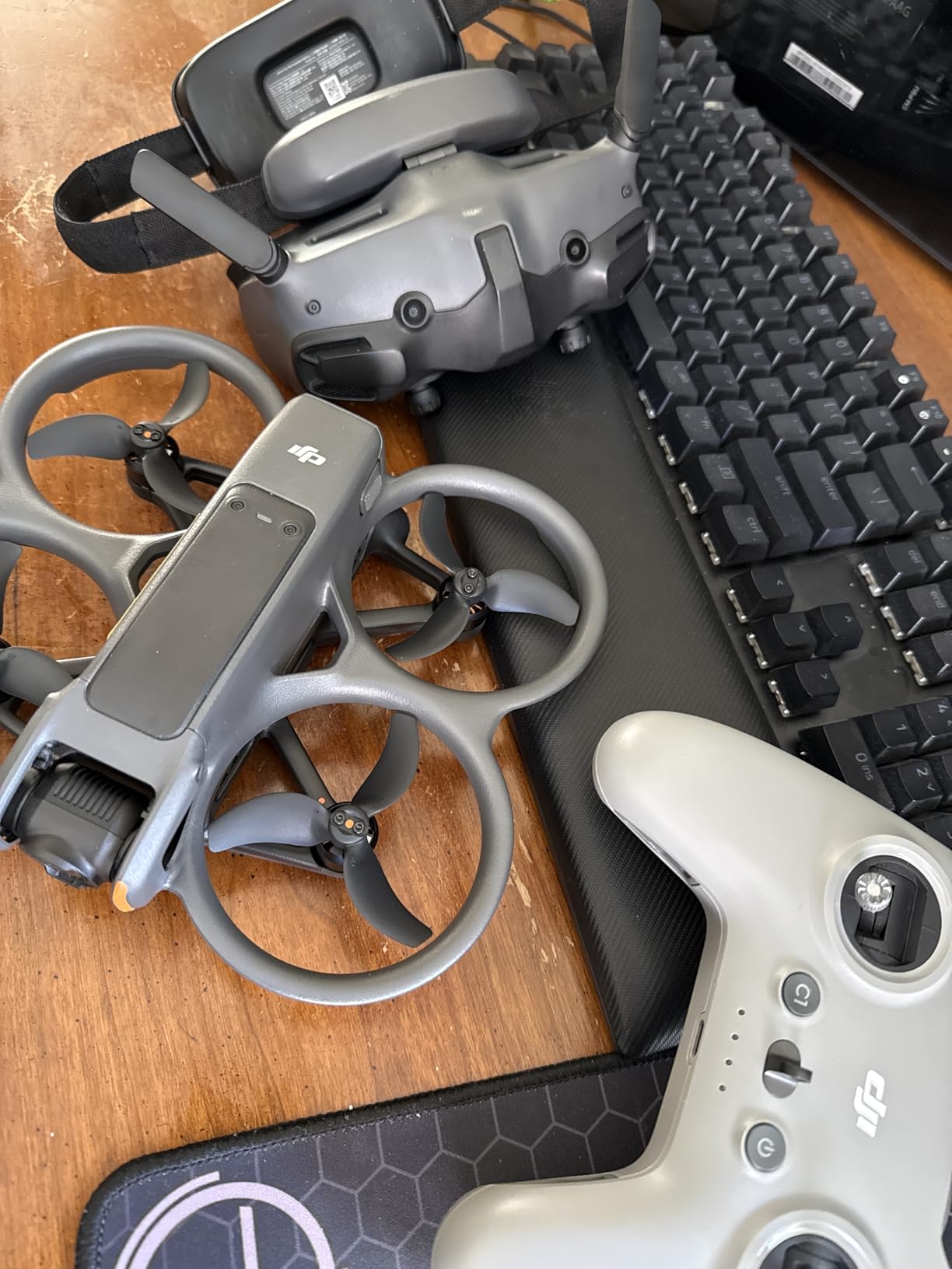 DJI Avata 2 Fly More Combo (1 Battery), FPV Drones with Camera for Adults 4K, Immersive Experience, Built-in Propeller Guard, Easy Flip/Roll, FAA Remote ID Compliant, POV Content Drone, Black customer photo 1