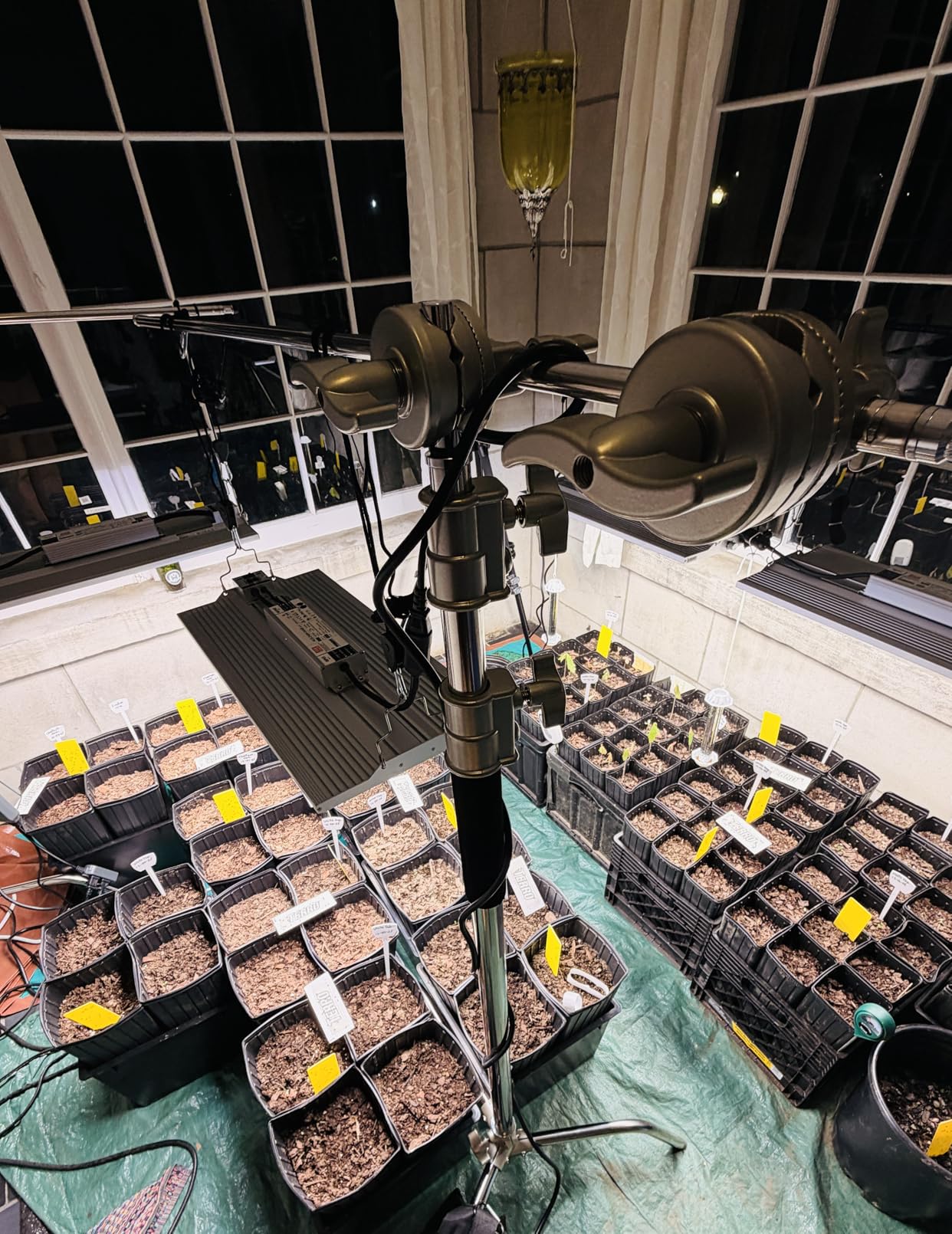 Neewer Heavy Duty Light Stand, Metal 11.15ft/3.4m Adjustable Photography Tripod C Stand with Boom Arm Built in Spring Cushion 1/4