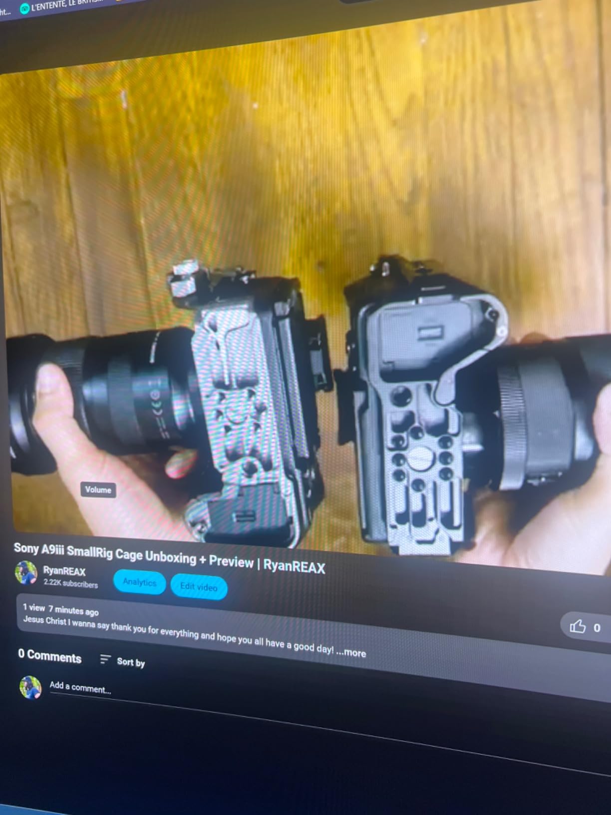 SmallRig Camera Cage for Sony Alpha 9 III, Fits Plate for Arca-Type, Compatible with RS 2/RSC 2/RS 3 Stabilizer, with a Cable Clamp for HDMI, Cold Shoe, QD Socket, NATO Rail and Threaded Holes -4533 customer photo 2