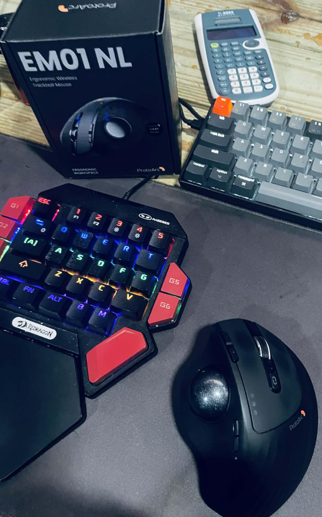 ProtoArc Wireless Trackball Mouse, EM01 NL Ergonomic Bluetooth Rollerball Thumb Rechargeable customer photo 2