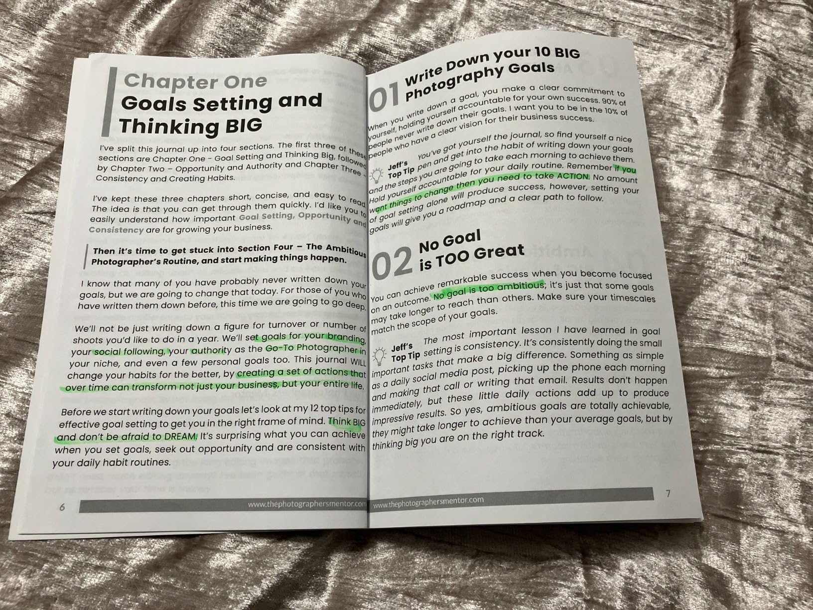 The Ambitious Photographer's Journal - Overcome Procrastination and Grow Your Photography Business Faster, 52 Week Photography Business Success customer photo 1