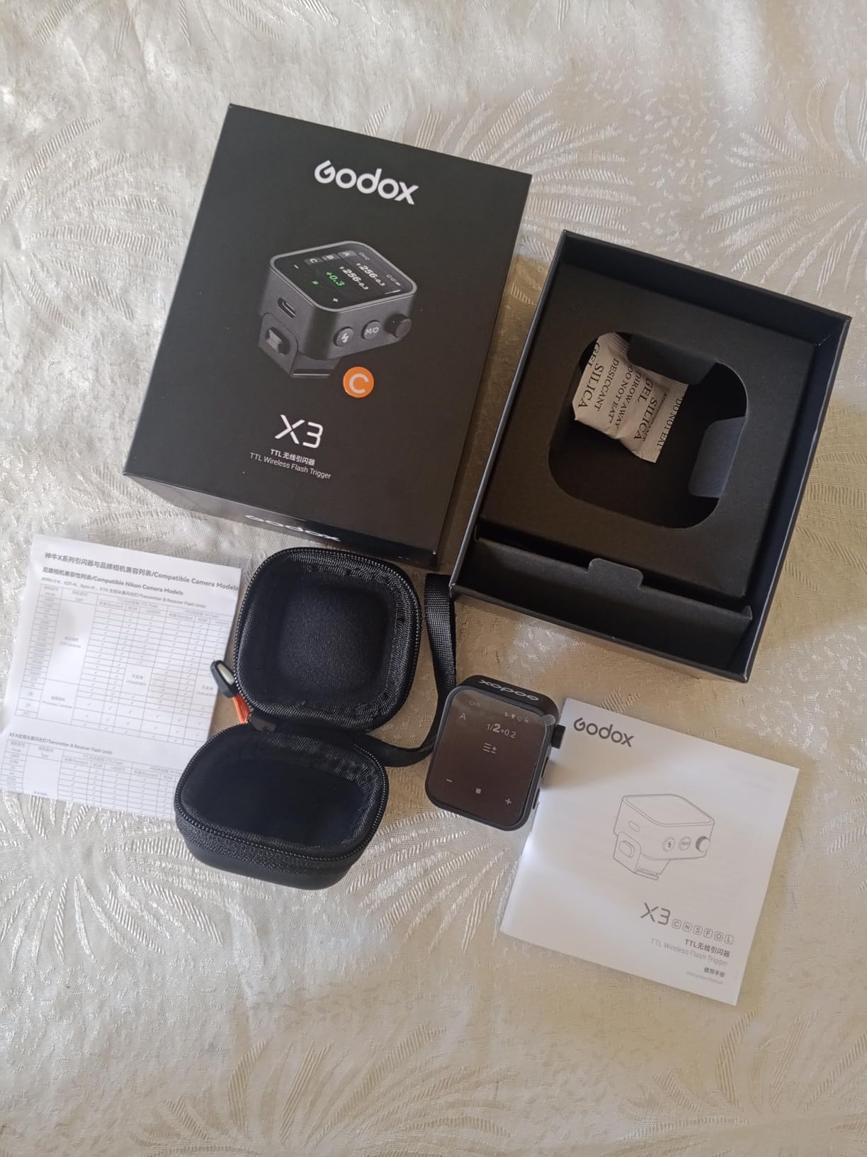 Godox X3C X3 C X3-C TTL Wireless Flash Trigger Compatible for Canon Camera, OLED Touchscreen Flash Transmitter, Built-in Lithium Battery+Quick Charge (Upgrade Version of X2T-C/Xpro-C/XProII-C) customer photo 1