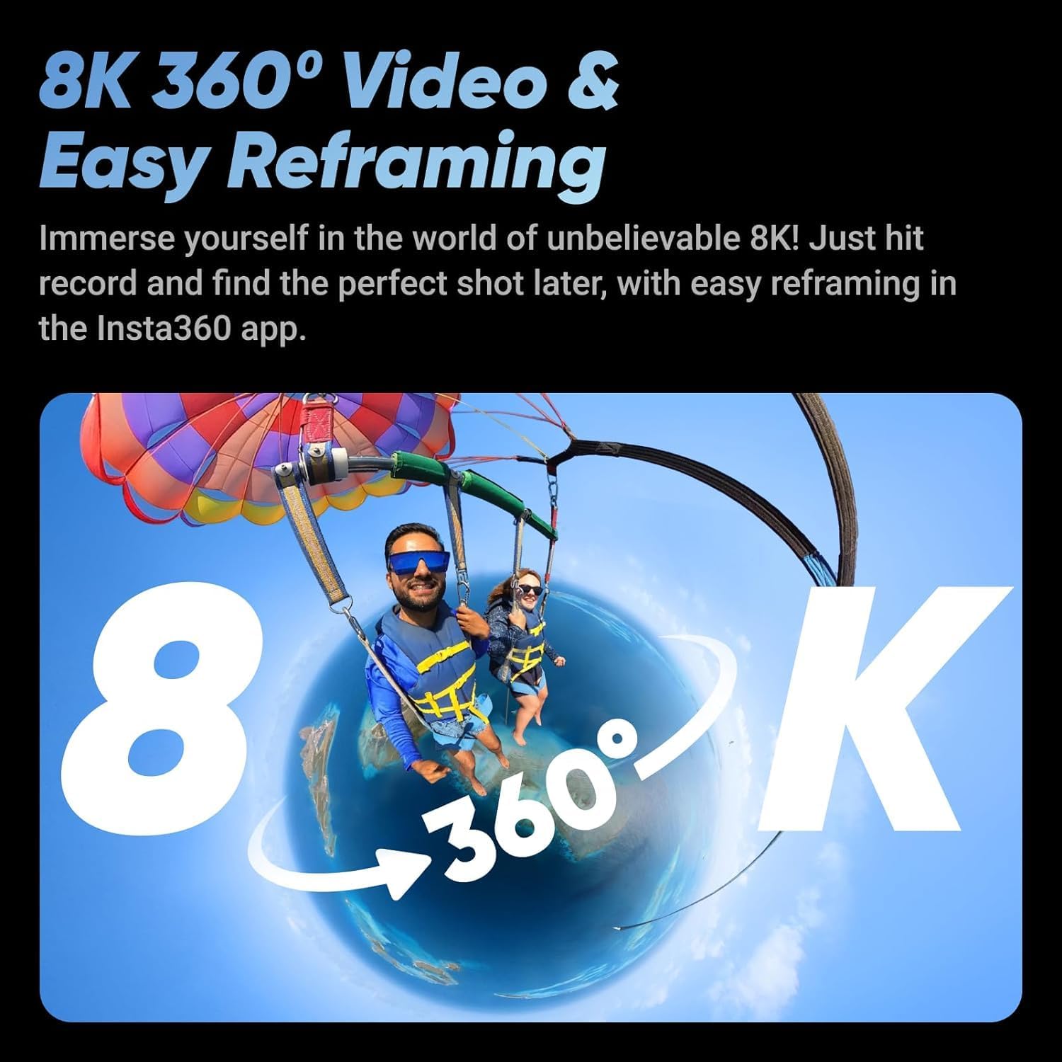 X4 - Waterproof 8K 360 Action Helmet Camera, 4K Wide-Angle Video, Invisible Selfie Stick Effect, Removable Lens Guards, 135 Min Battery Life, Sports, Content, Travel, Outdoor Creator customer photo 2