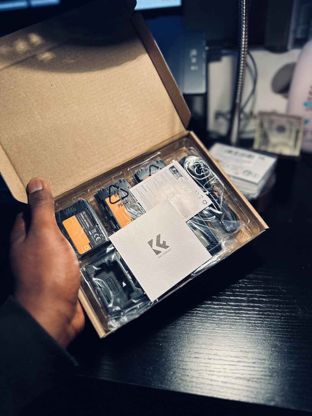 K&F CONCEPT 3-Pack NP-FZ100 Battery and Upgraded LCD Battery Charger Compatible with Sony A7iii, A7iv, A7C, FX3, FX30, A9, A6600, A6700, ZV-E1, ZV-E10ii, Alpha 9, A9S, A7R III, A7R IV, A7RV, 2280mAh customer photo 1