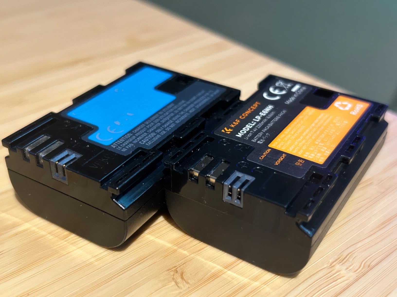 K&F CONCEPT 3-Pack LP-E6NH Battery and Triple Slot Charger Compatible with Canon EOS R7, R6, R5, R, 6D Mark II, 5D Mark IV, 5D Mark III, 5DS, 5DS R, 5D Mark II, 80D, 90D, 6D, 7D, 7D Mark II, 2250mAh customer photo 2