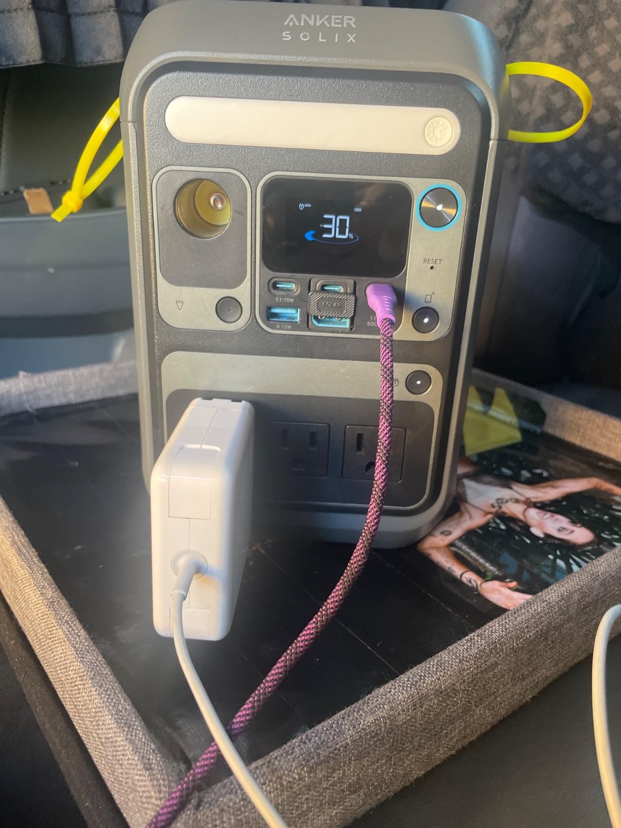 Anker Portable Power Station SOLIX C300, 288Wh LiFePO4 Battery, 300W (600W Surge) Solar Generator, 140W Two-Way Fast Charging, for Outdoor Camping, Traveling, and Emergencies customer photo 1