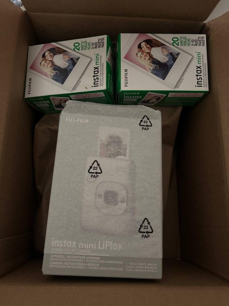 Fujifilm INSTAX Mini LIPLAY Hybrid Instant Camera - Deep Bronze customer photo 2