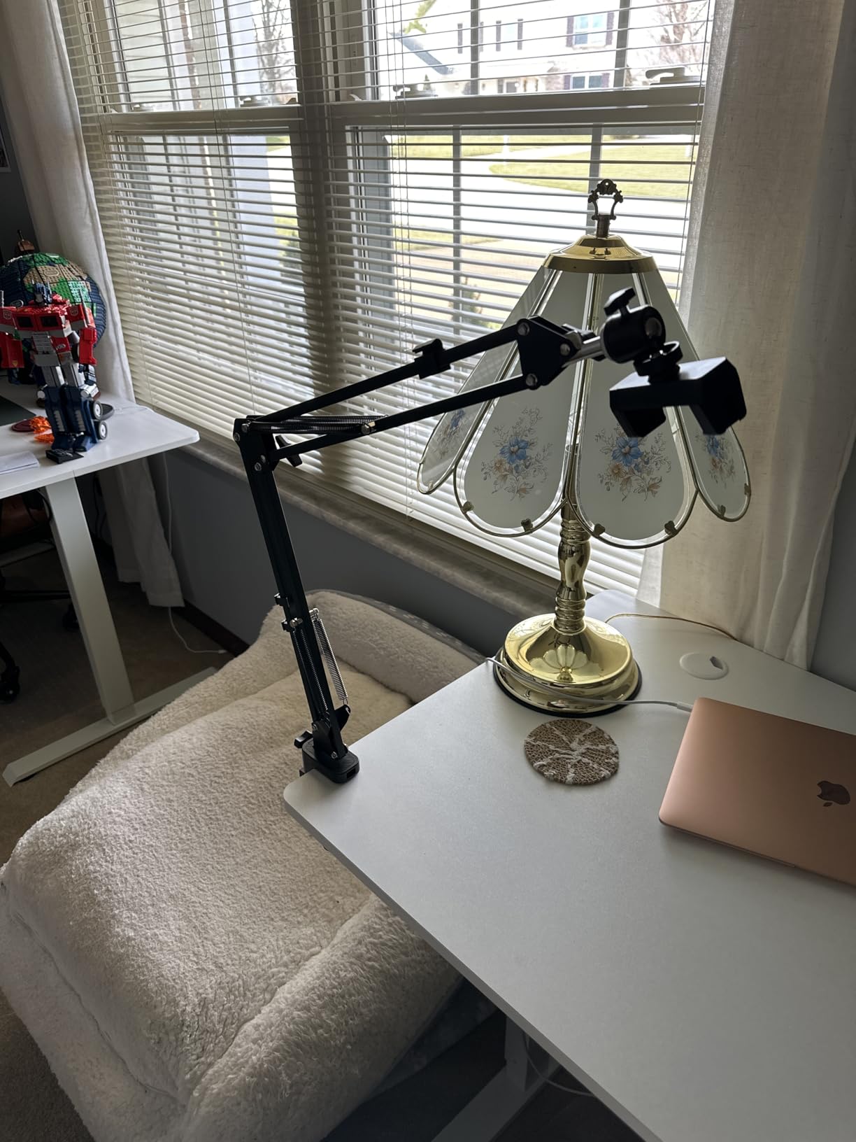 UBeesize Overhead Phone Mount, Flexible Webcam Arm with Phone Holder and Ball Head, Overhead Tripod for Phone Drawing Live Streaming Cooking Flat Photography customer photo 1