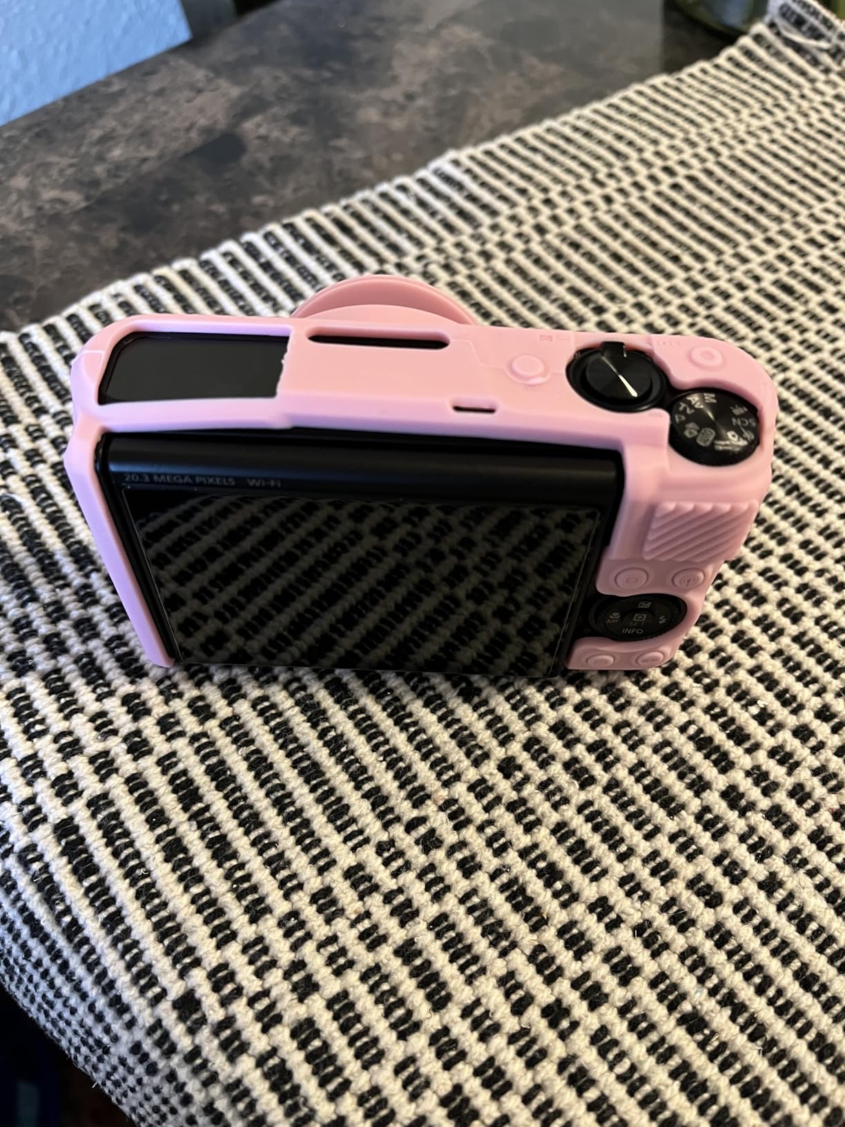 BOVKE Silicone Camera Case for Canon PowerShot SX740/ SX730 Digital Camera, SX740 Camera Soft Case Cover Rubber Camera Sleeve with Removable Lens Cover, Jelly Pink customer photo 2