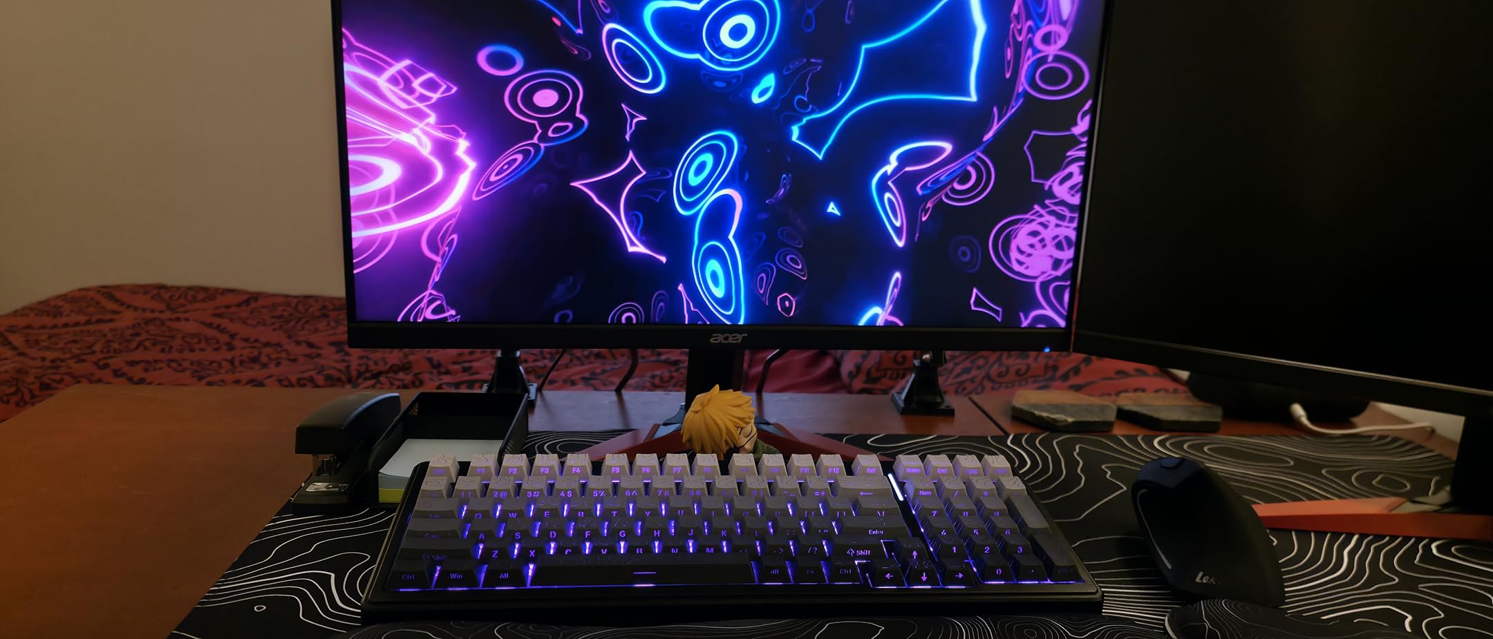 AULA F99 Wireless Mechanical Keyboard, Tri-Mode BT5.0/2.4GHz/USB-C Hot Swappable Custom Keyboard, Pre-lubed Linear Switches, RGB Backlit Gaming Keyboards for PC/Tablet/Xbox/PS4/PS5 customer photo 2