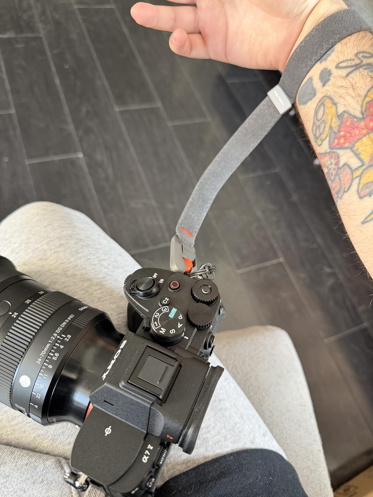 PGYTECH Camera Wrist Strap Air for Photographers Adjustable Quick Release Camera Hand Strap for Sony/Nikon/Canon/DSLR/SLR/Gopro Cameras, Deep Grey customer photo 1