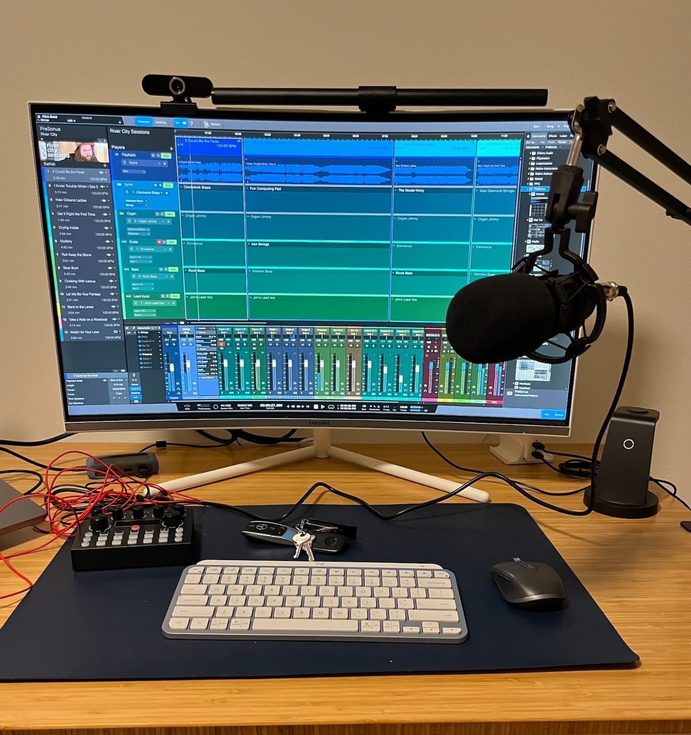 Podcast Equipment Bundle for 2, Audio Interface with Voice Changer Condenser Microphones for Gamer, All-in-One Audio Mixer Perfect for Live Streaming, Singing, YouTube, Gaming customer photo 1