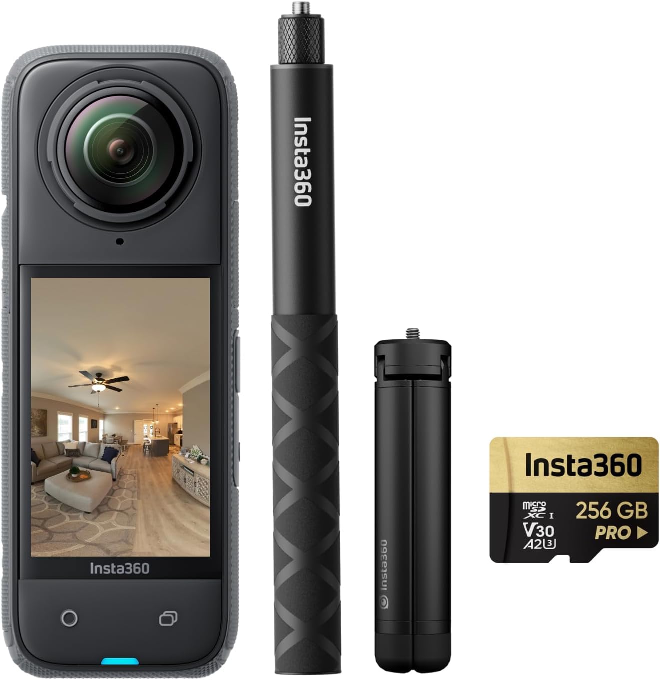 Insta360 X4 Virtual Tour Bundle - 72MP 360º HDR Photo, Standard Lens Guards, 2290mAh Battery, Supports Zillow, Floorfy, Realsee, Kuula, 3DVista, GoThru, OpenSpace, DroneDeploy & More customer photo 1