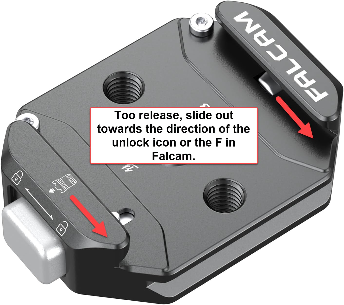 F38 Quick Release Plate V2,Compatible with Arca Swiss, Anti-Slip Plate for DSLR/Mirrorless Camera -3301 customer photo 2