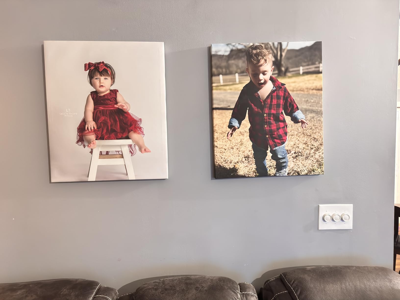 Personalized Custom Canvas Prints 16x20 inch, Photo On Canvas Transform Your Photos into Stunning Framed Wall Art-Digitally Printed Photo To Canvas - Ideal for Home Decor, Gifts & Keepsakes customer photo 1