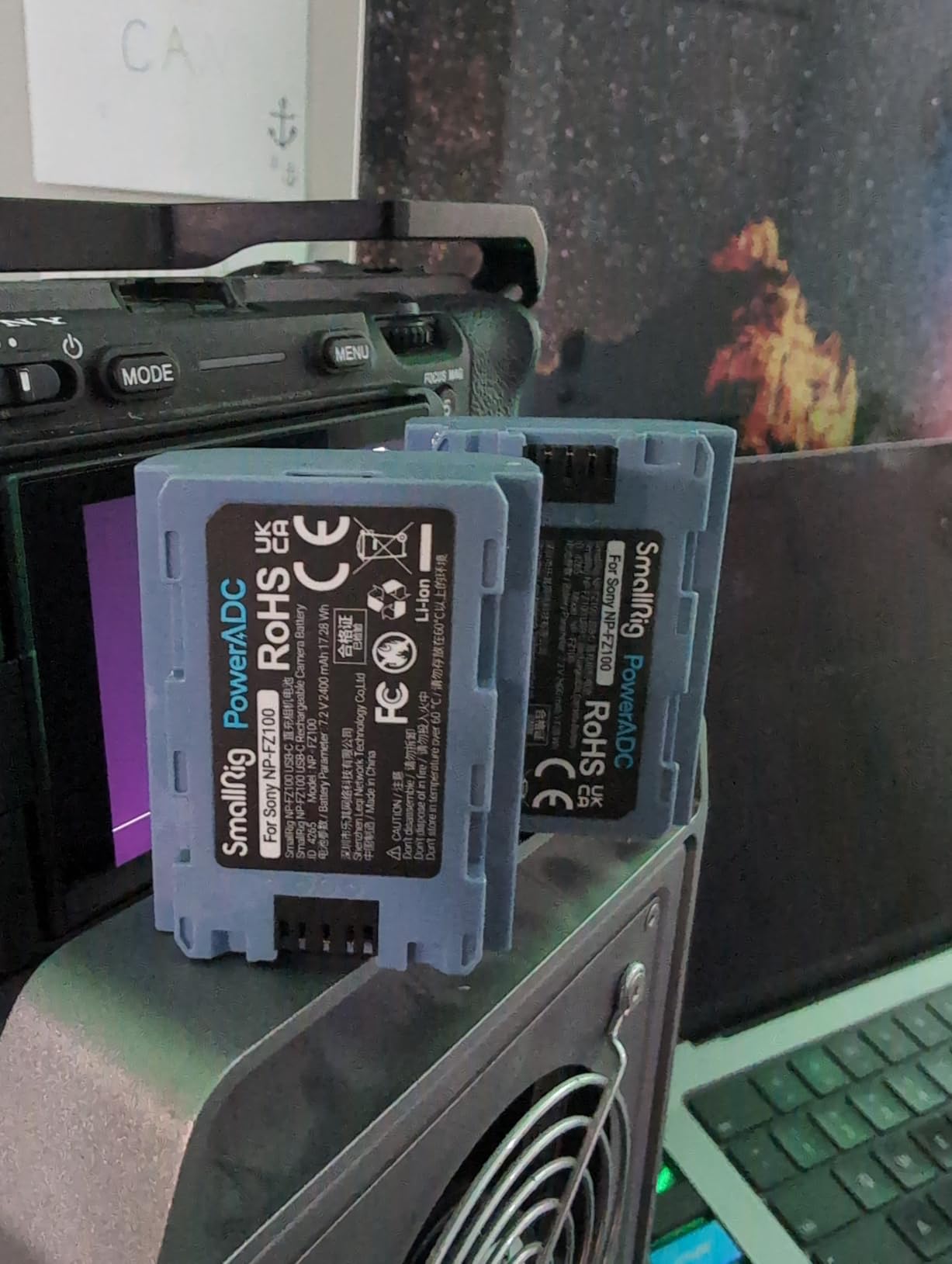 SMALLRIG 2400mAh Repalcement USB-C Battery for Sony NP-FZ100, for Sony A7 V, A7R V, A7 IV, A7S III, FX3, FX30, A7R IV, A7R III, A7 III, A7C, A7C II, A7CR, A6700, ZV-E1, ZV-E10 II, 2.5H Fast Charging customer photo 1