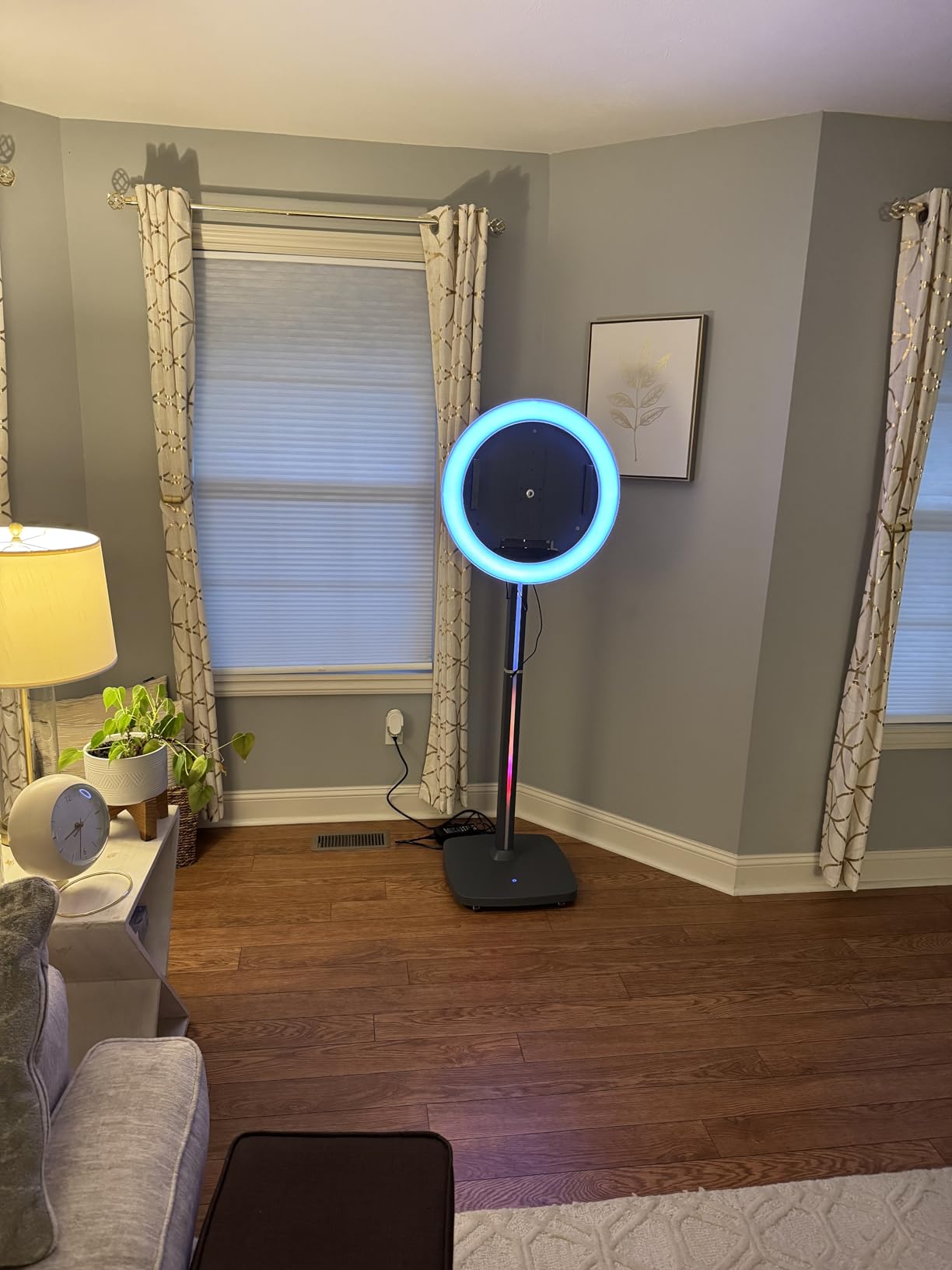 Portable Photo Booth Compatible with Any Ipad, PhotoBooth Machine with Free Cyratok Software VIP Member, RGB Ring Light & Rolling Base, Photo Booth Stand for Parties, Weddings, Events & Business customer photo 1