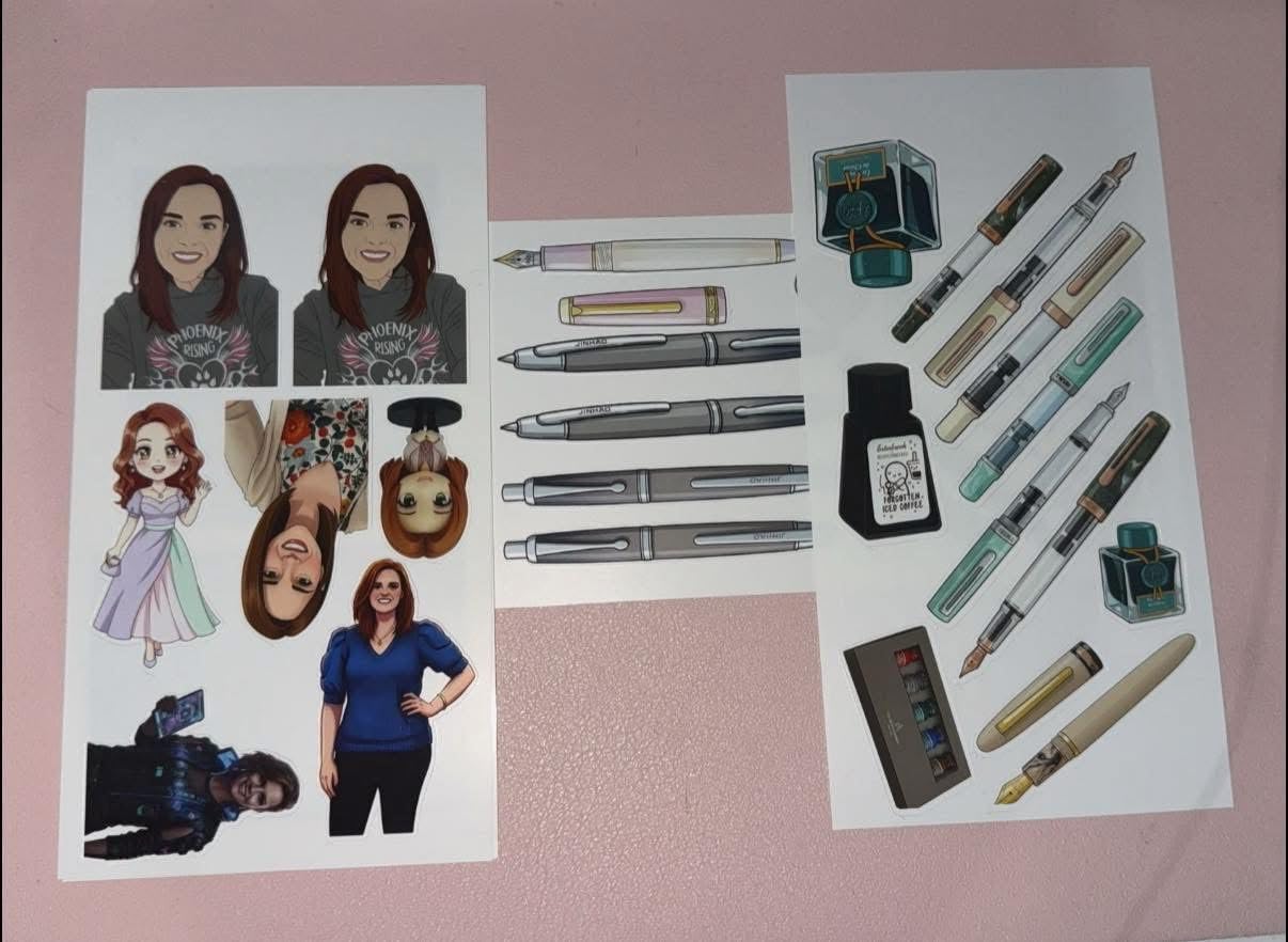 Liene PixCut S1 Color Sticker Printer & Cutting Machine - All-in-One Sticker Maker for DIY Crafts, Custom Labels & Gifts. Thermal Dye-Sublimation Photo Printer, 300 DPI, Precise AI Auto-Cutting customer photo 2