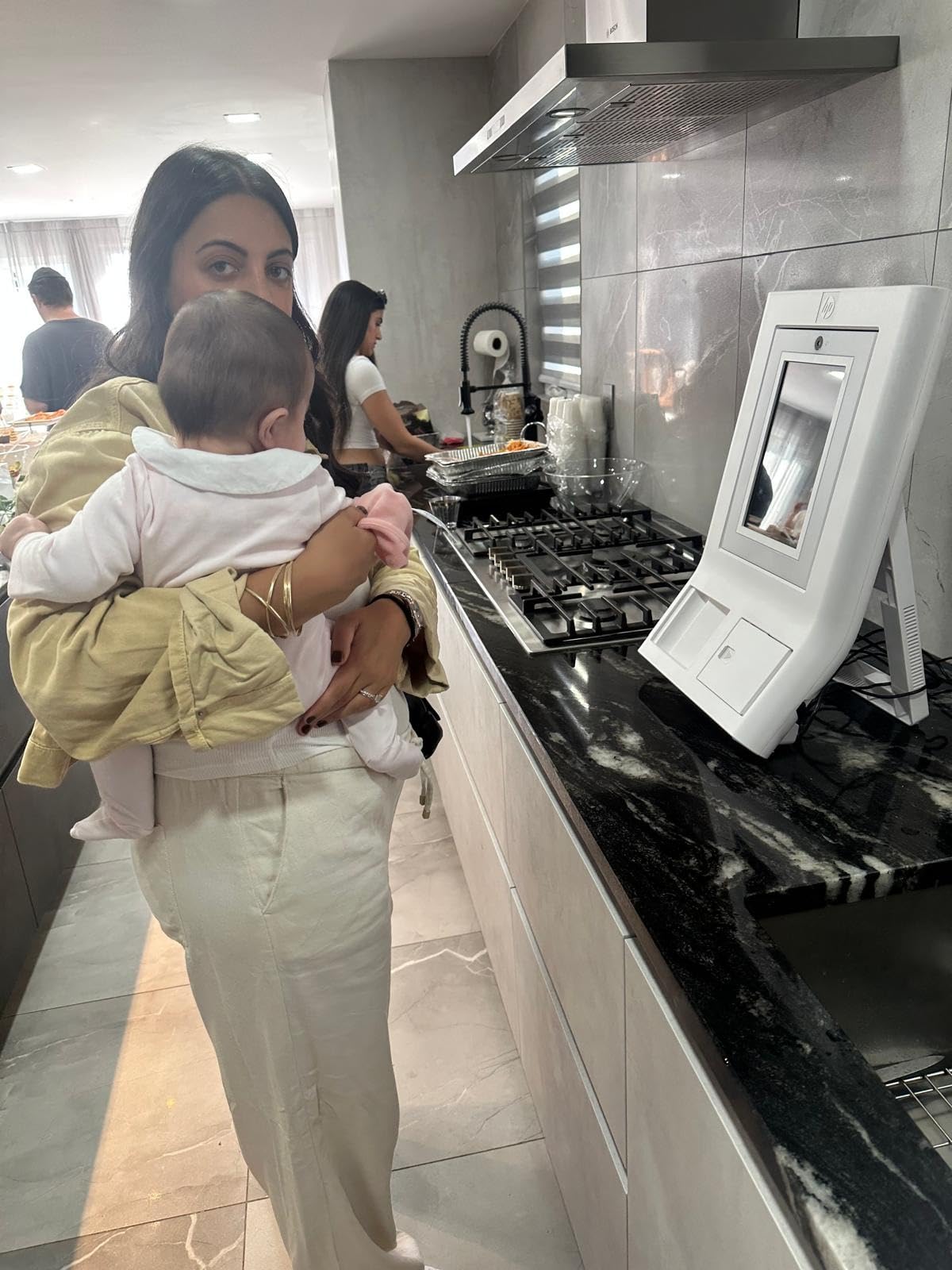 HP Sprocket Photo Booth Machine Instant Color Photo Printer - 10.1