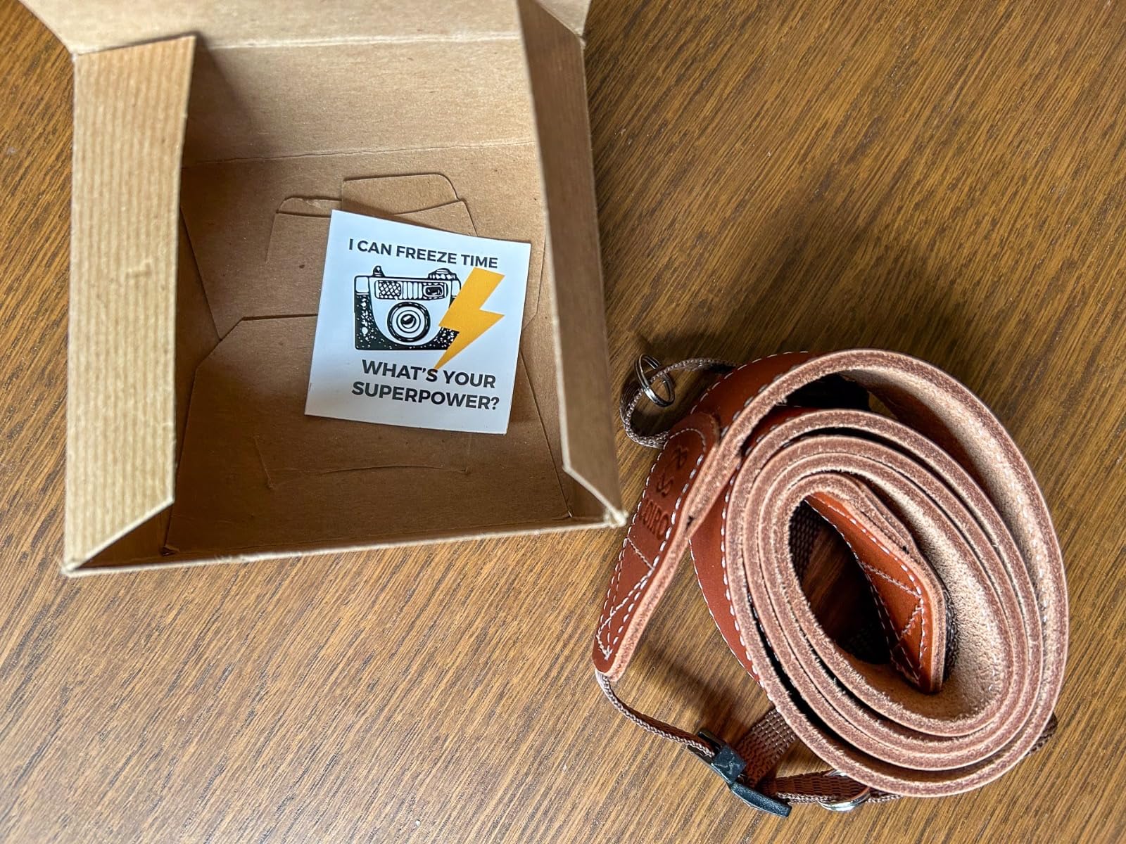 C Coiro Classic Leather Camera Strap, Shoulder Strap, Genuine Leather Neck Strap for DSLR/SLR customer photo 1