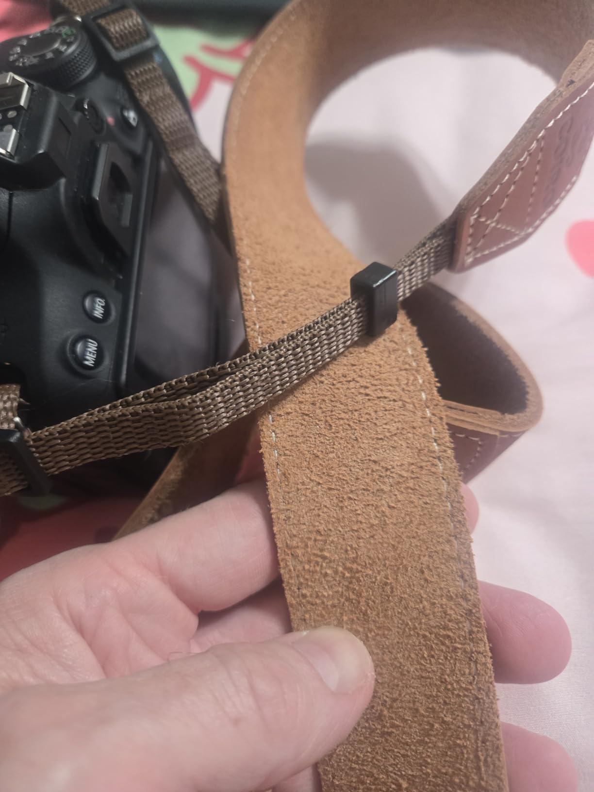 C Coiro Classic Leather Camera Strap, Shoulder Strap, Genuine Leather Neck Strap for DSLR/SLR customer photo 2