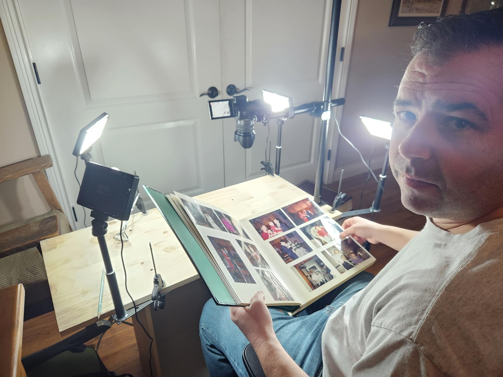 SMALLRIG Camera Desk Mount, Overhead Camera Arm Stand for Desk with 360 Degree Ball Head,for DSLR Cameras, Cell Phones, Lights, Microphones customer photo 1