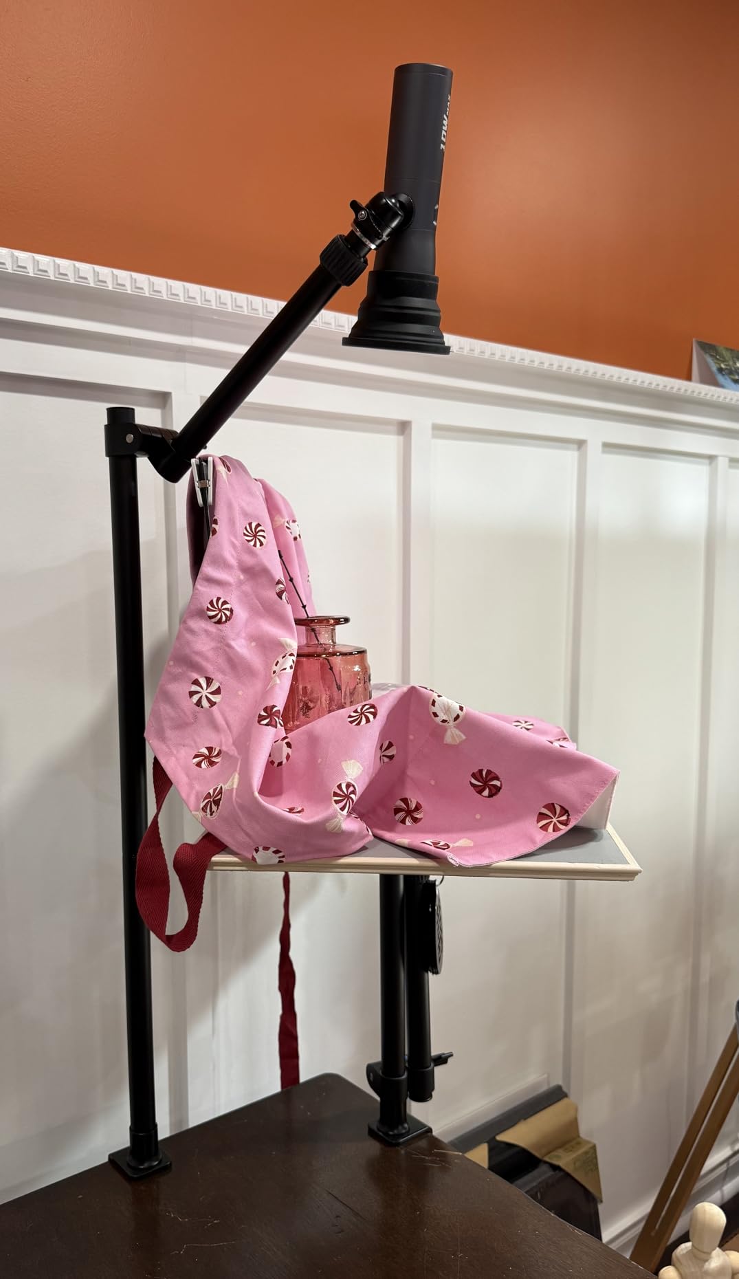 SMALLRIG Camera Desk Mount, Overhead Camera Arm Stand for Desk with 360 Degree Ball Head,for DSLR Cameras, Cell Phones, Lights, Microphones customer photo 2