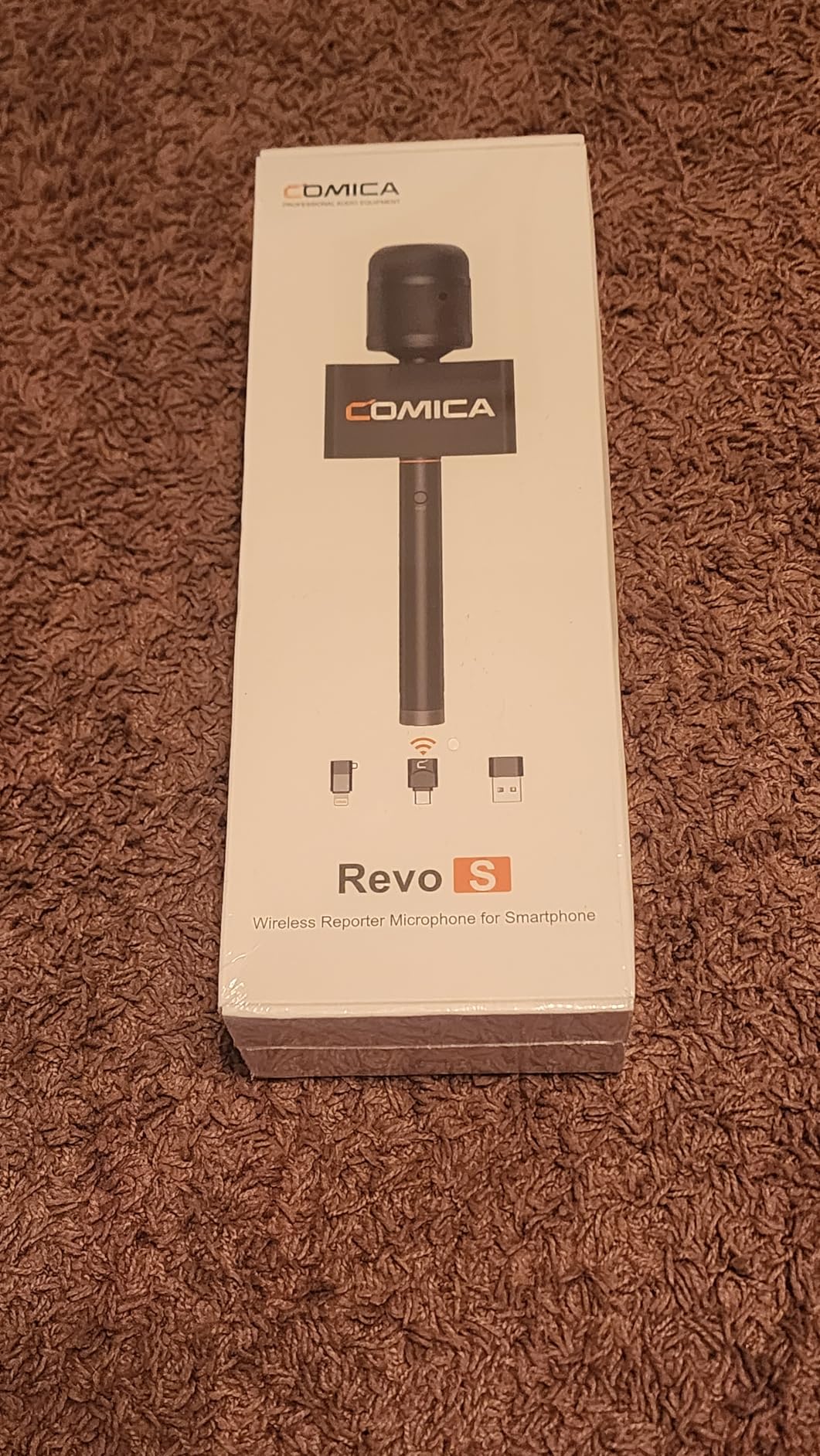 COMICA Revo S Wireless Handheld Microphone, Professional Handheld Interview Mic for iPhone16 15, Android Phones Laptops PC with USB-C Plug, Reporter Mic for Content Creators, Interviews, Reporting customer photo 2