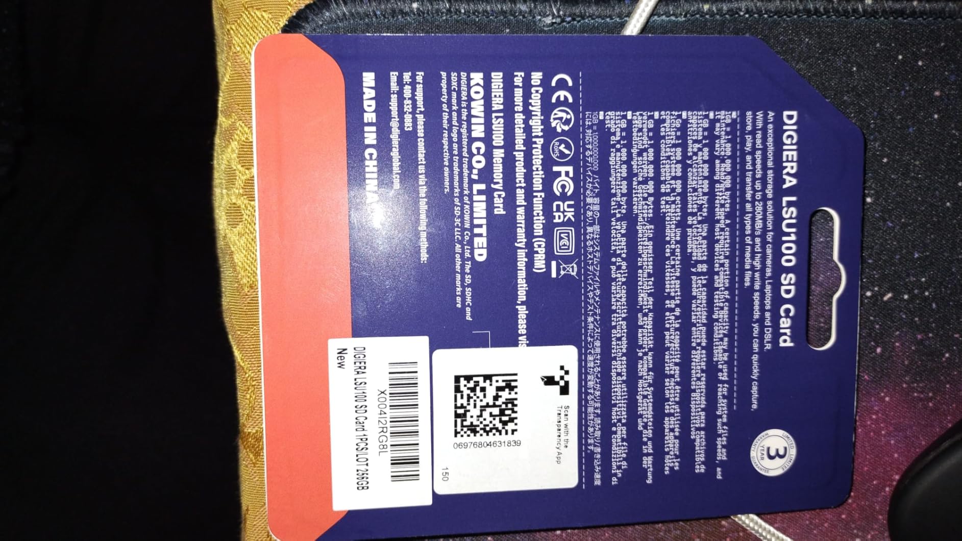 128GB LS100 SDXC UHS-I Memory Card - up to 170MB/s, C10, U3, V30, 4K UHD, SD Card for Computers, Digital Cameras, Home Theatre Devices, Car Navigation Systems (1 Pack) customer photo 1