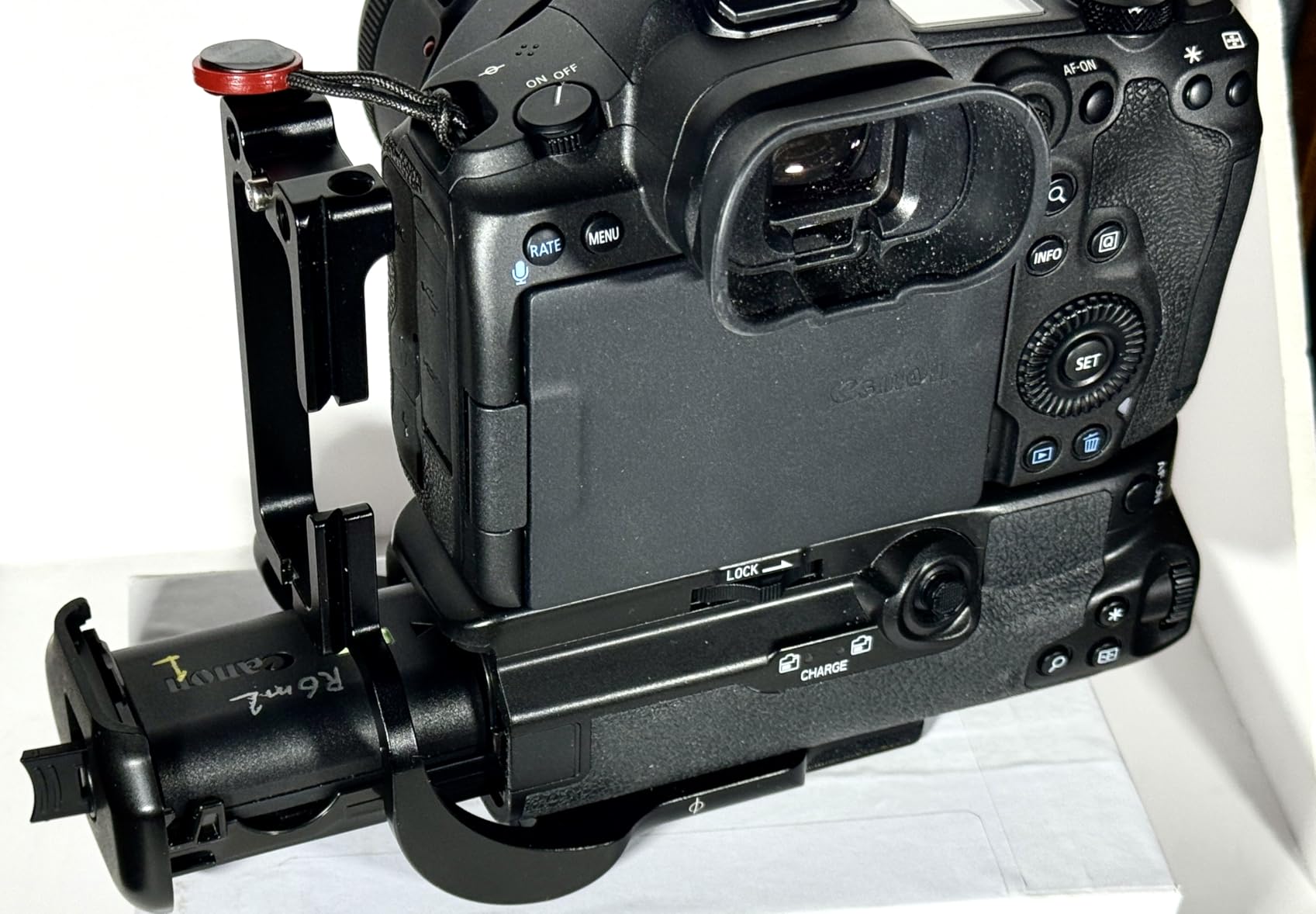 SUNWAY PCL-R5GII L Bracket for Battery Grip BG-R10 (EOS R5 / R5 C / R6 Mark II / R6 and BG-R20 for EOS R5 Mark II) Arca Swiss Plate customer photo 1