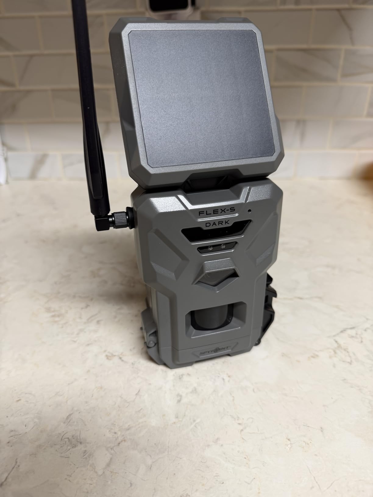 SPYPOINT Flex-S-Dark Solar Cellular Trail Camera - Built-in Solar Panel, 40MP Photos, 1080p Videos + Sound, No-Glow Game Camera, Night Vision, Motion Activated Trail Cam customer photo 1