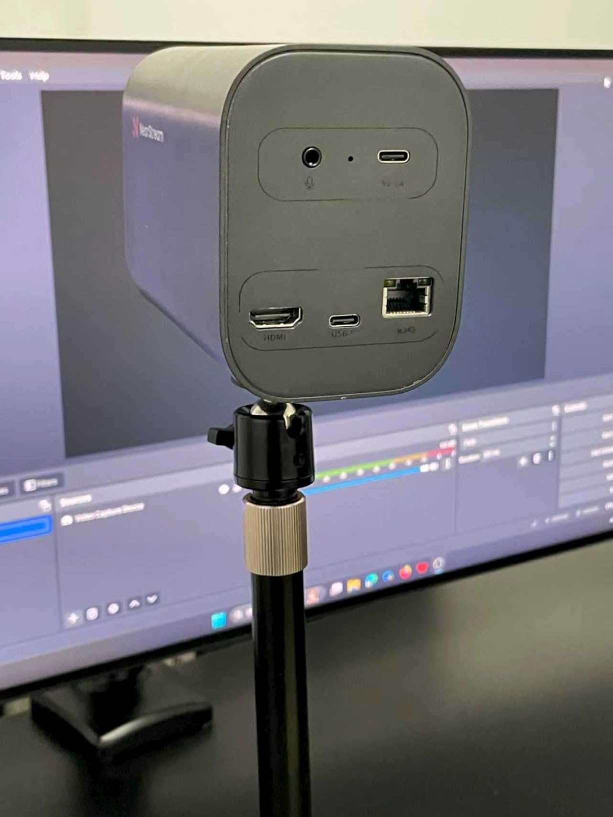 NearStream VM20 4K USB Streaming Camera with 40X Hybrid Zoom/8 Noise-Canceling Mics/Remote Control, HDMI/USB/RJ45 Output, Multi-Cam Ready, for Education,Conference,Worship & Live Event, OBS/Zoom,Black customer photo 1