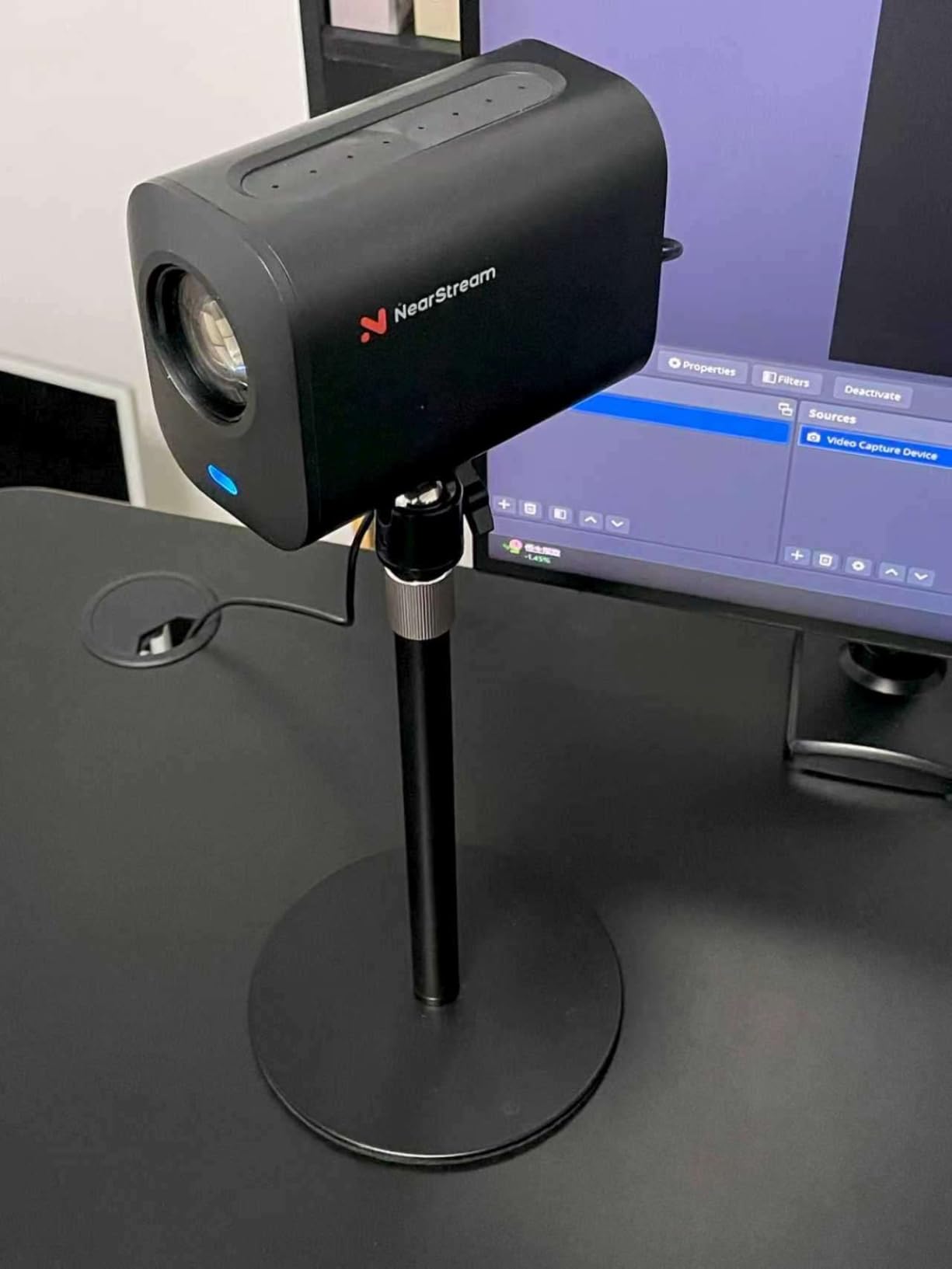NearStream VM20 4K USB Streaming Camera with 40X Hybrid Zoom/8 Noise-Canceling Mics/Remote Control, HDMI/USB/RJ45 Output, Multi-Cam Ready, for Education,Conference,Worship & Live Event, OBS/Zoom,Black customer photo 2