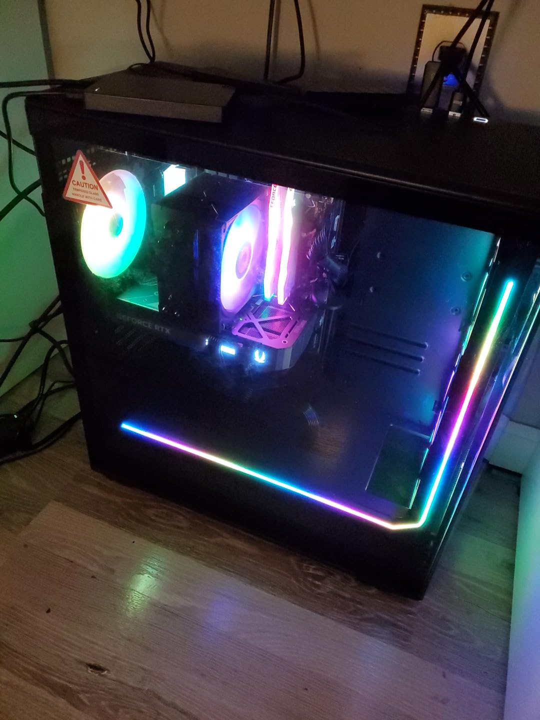 iBUYPOWER Slate MESH Gaming PC Desktop Computer Intel Core i7 14700F CPU, NVIDIA GeForce RTX 5070 12GB GPU, 32GB DDR5 RGB 5200MHz RAM, 1TB NVMe SSD, Windows 11 Home, Keyboard and Mouse - SMI7N5701 customer photo 1